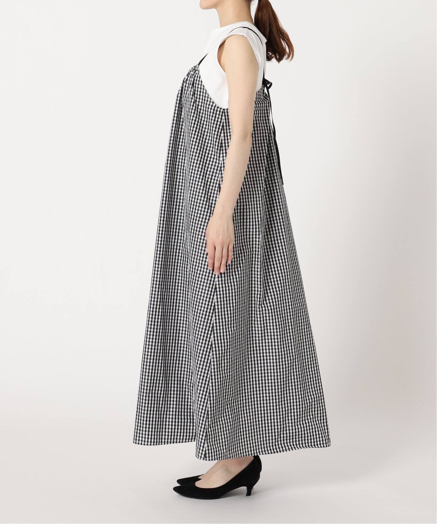 タフタチェックギャザーワンピース（ワンピース）｜JOURNAL STANDARD  