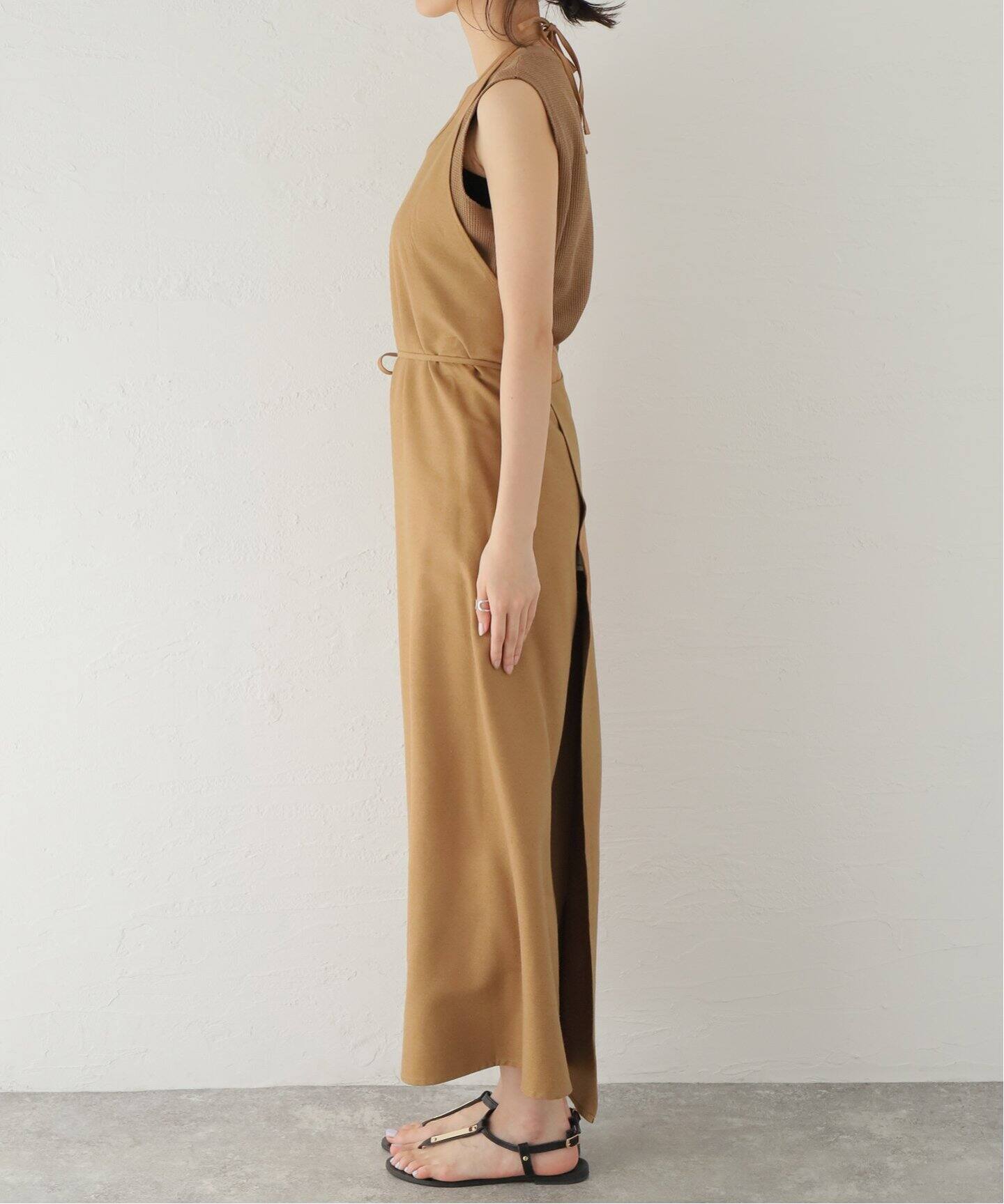 BASERANGE/ベースレンジ】CORE APRON DRESS：ワンピース（ワンピース  