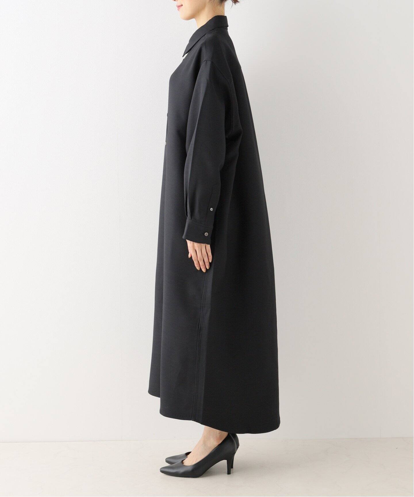 ARCH THE/アーチ ザ】 OVERSIZED WOOL SILK シャツドレス（シャツ  