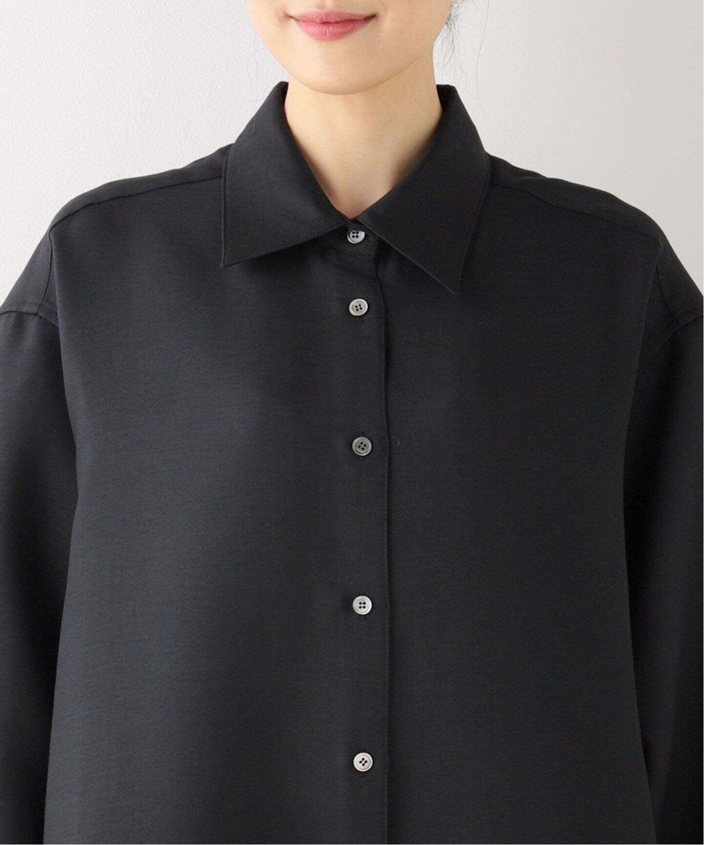 ARCH THE/アーチ ザ】 OVERSIZED WOOL SILK シャツドレス（シャツ  