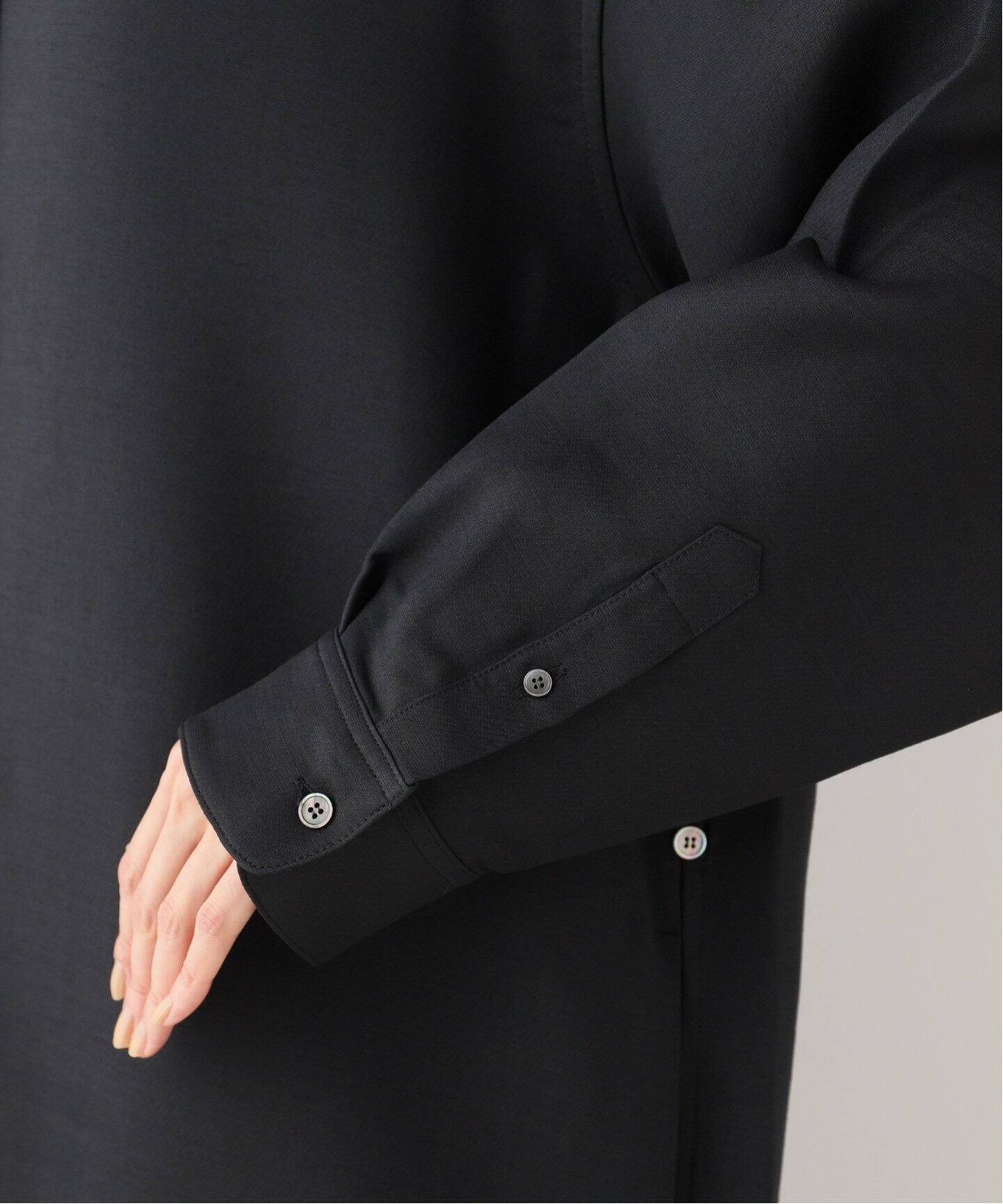 ARCH THE/アーチ ザ】 OVERSIZED WOOL SILK シャツドレス（シャツ 