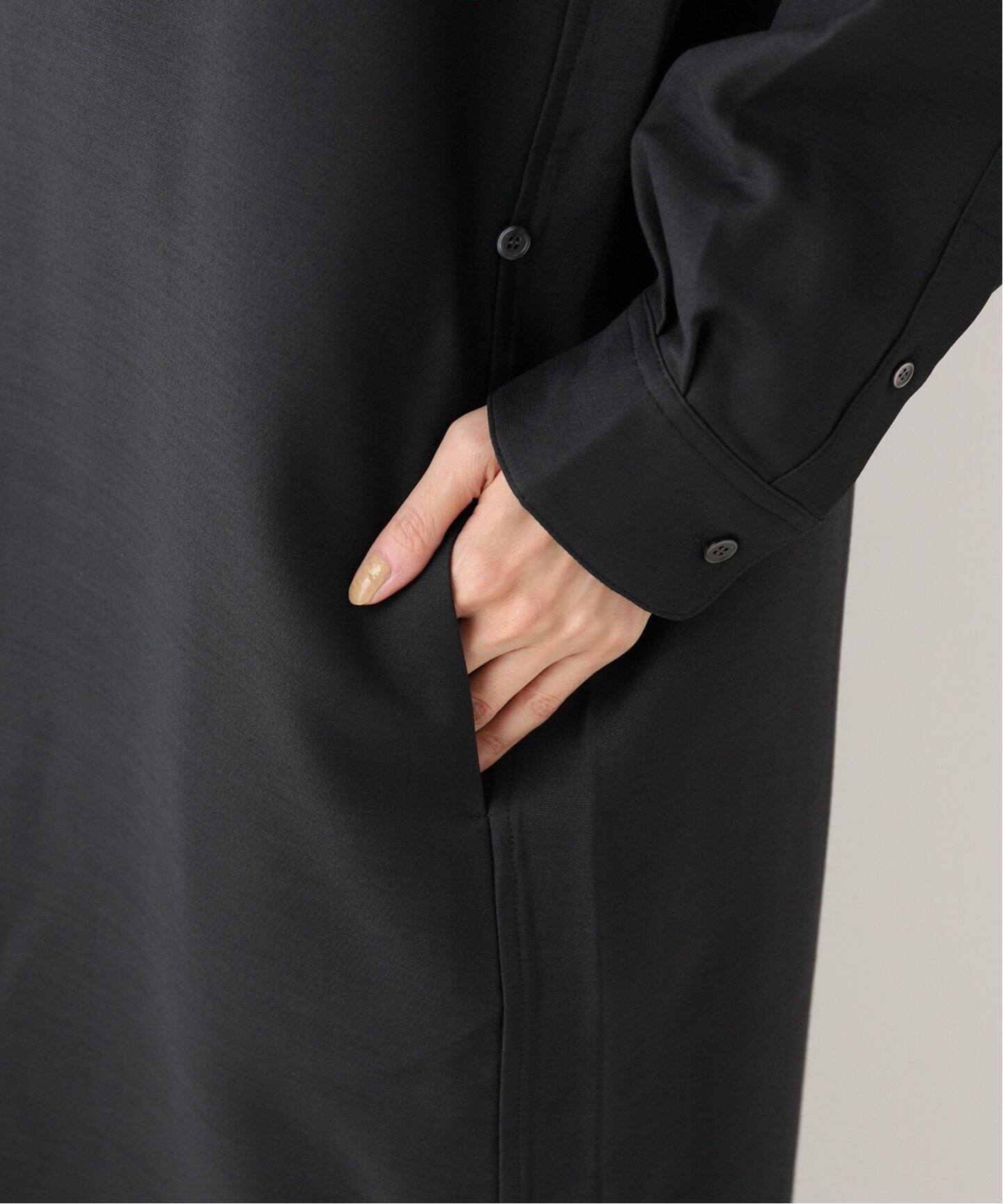 ARCH THE/アーチ ザ】OVERSIZED ウールシルク シャツドレス-BLADE PRO 