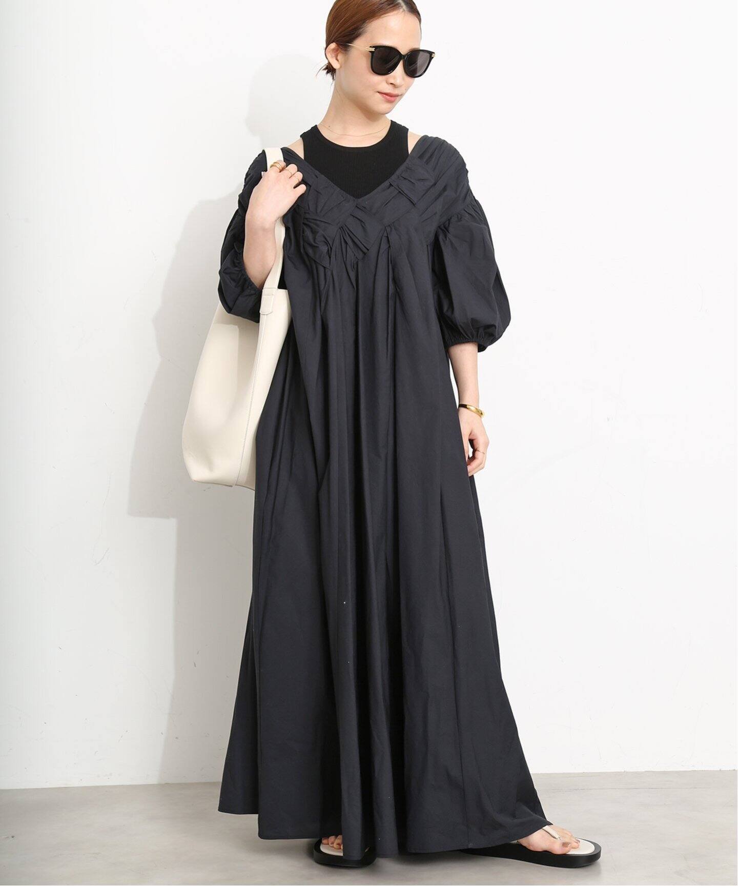 Marlette/マーレット】 Gathered ドレス（ワンピース  