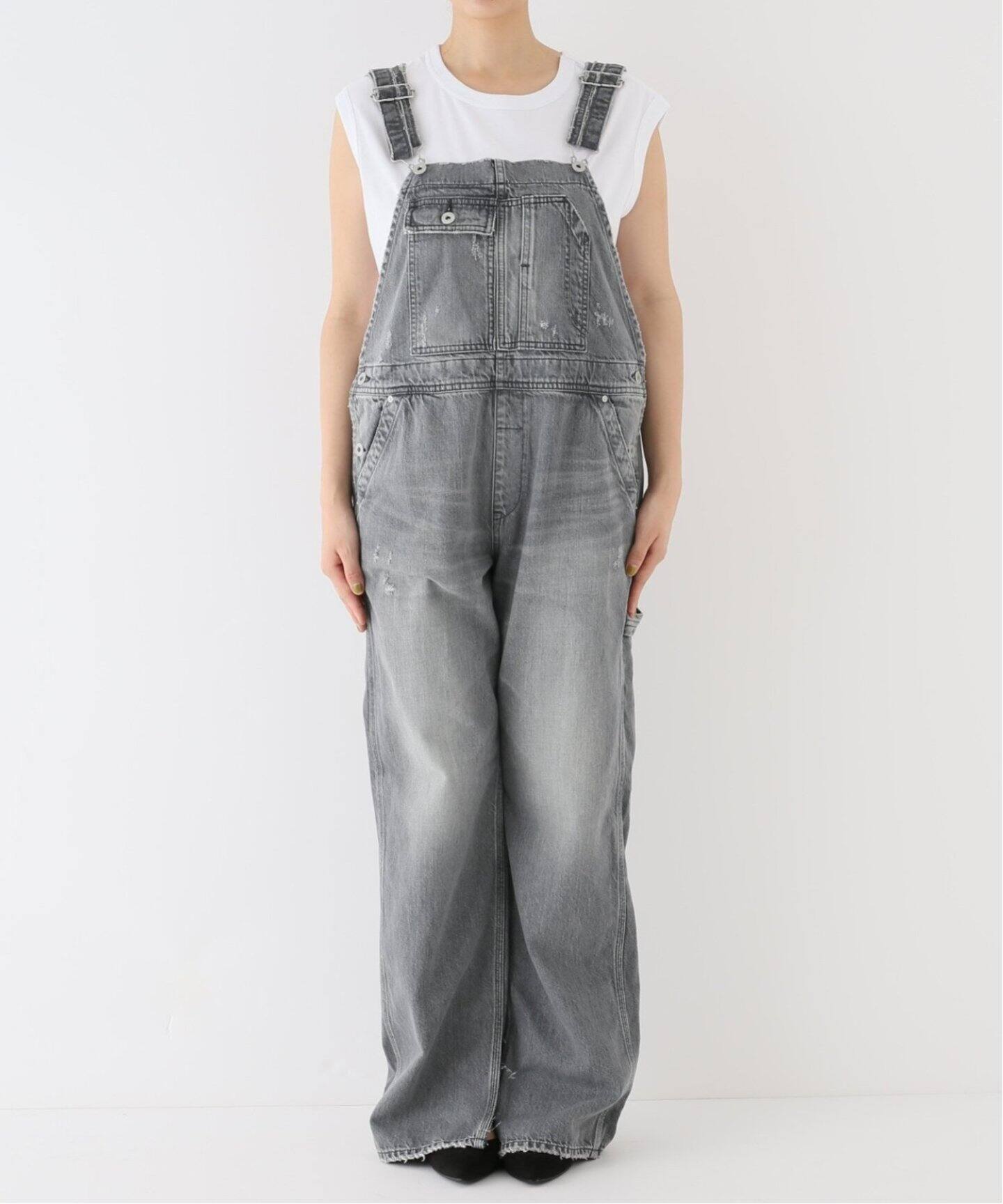 Denim over all（サロペット／オーバーオール）｜L