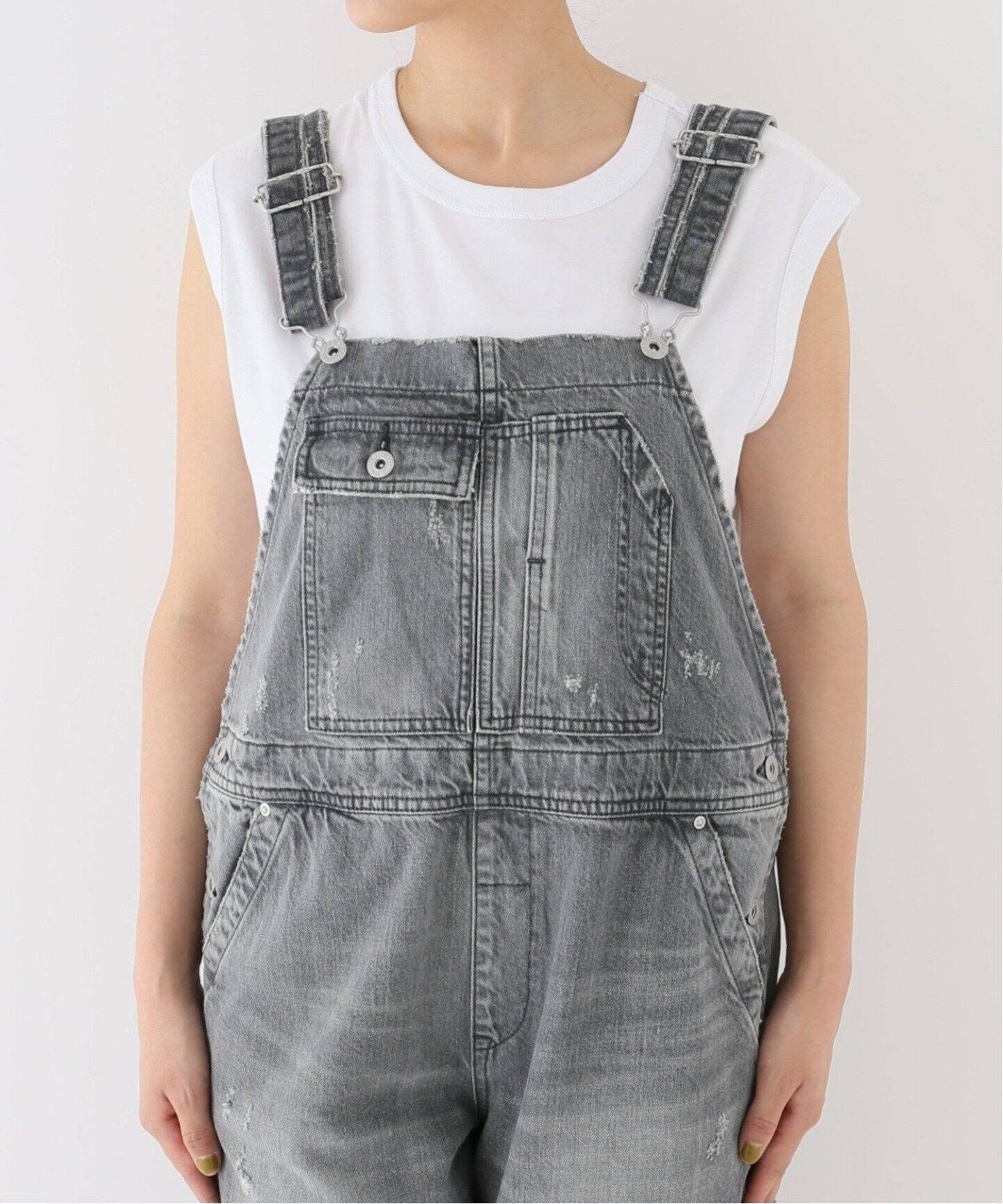 Denim over all（サロペット／オーバーオール）｜L