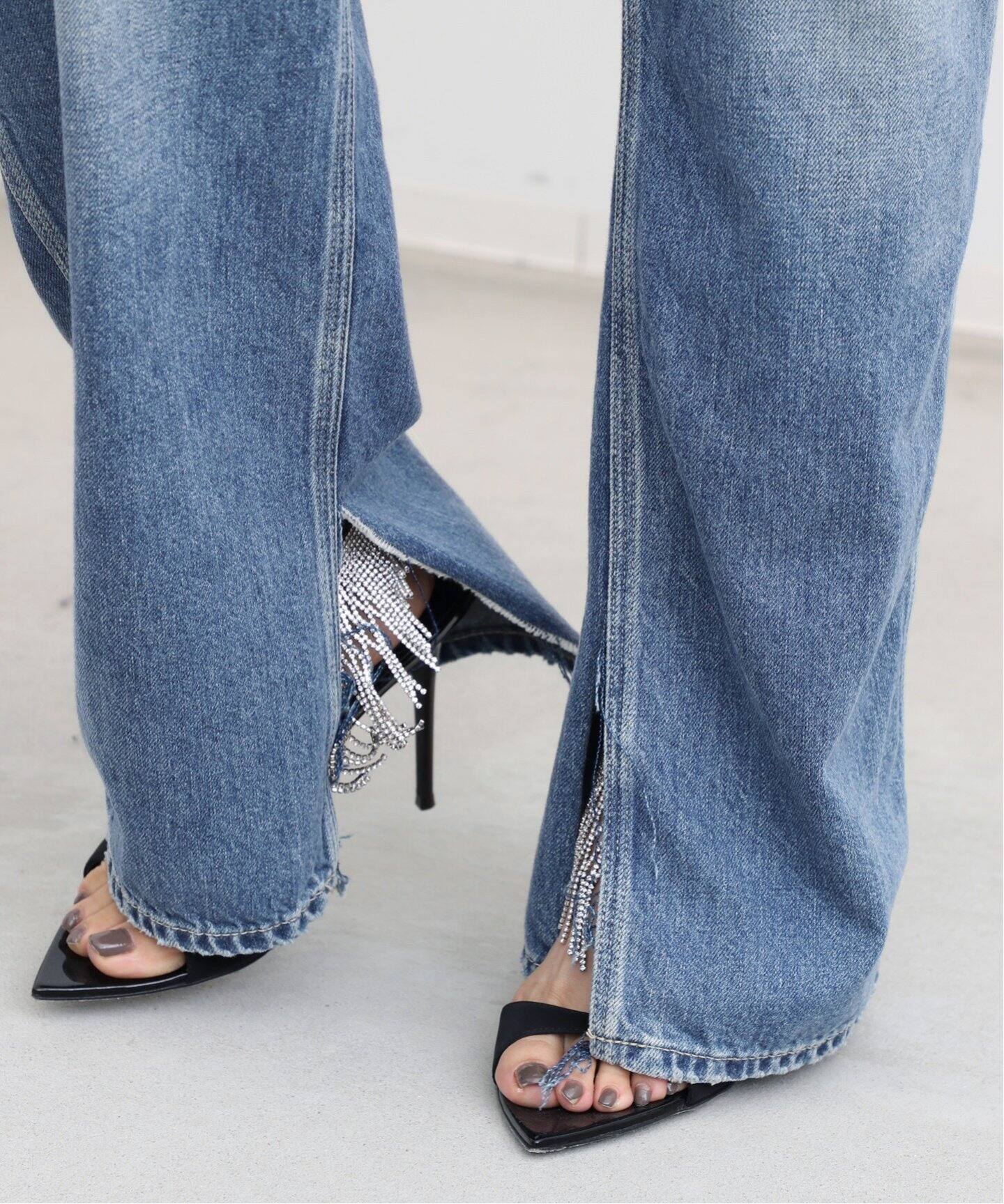 DENIM OVER ALL（サロペット／オーバーオール）｜L