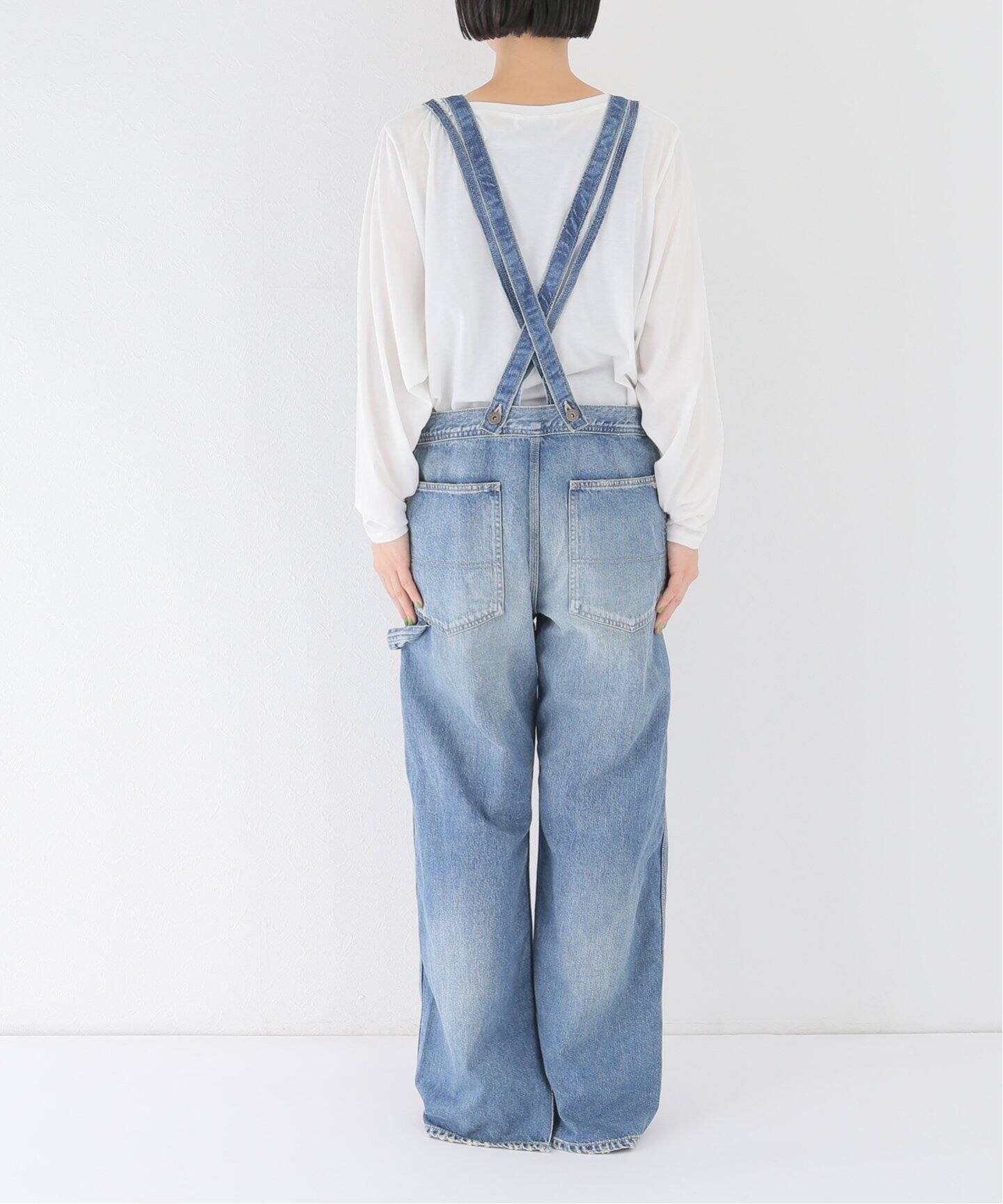 DENIM OVER ALL（サロペット／オーバーオール）｜L