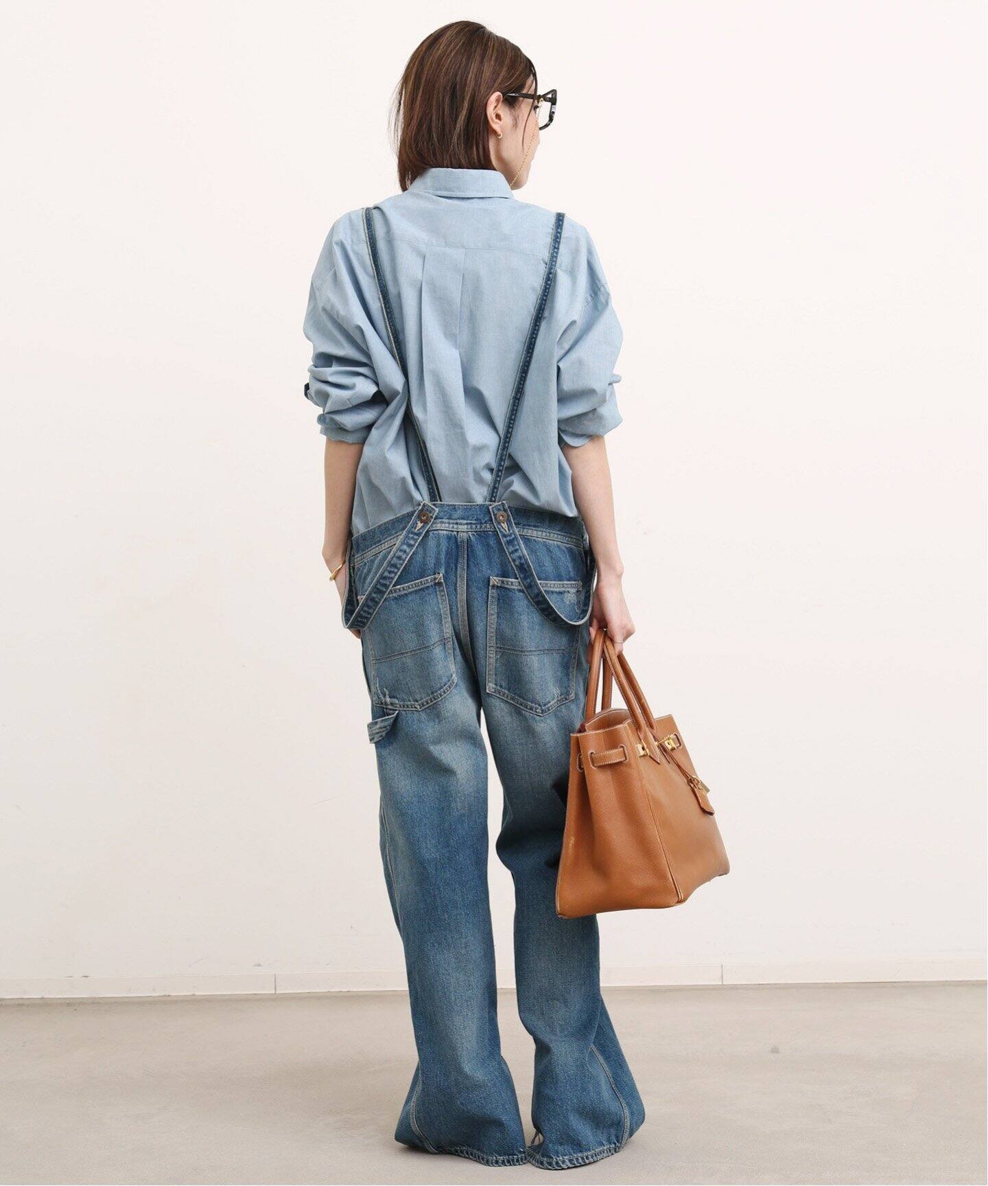 Denim OVER ALL（サロペット／オーバーオール）｜L