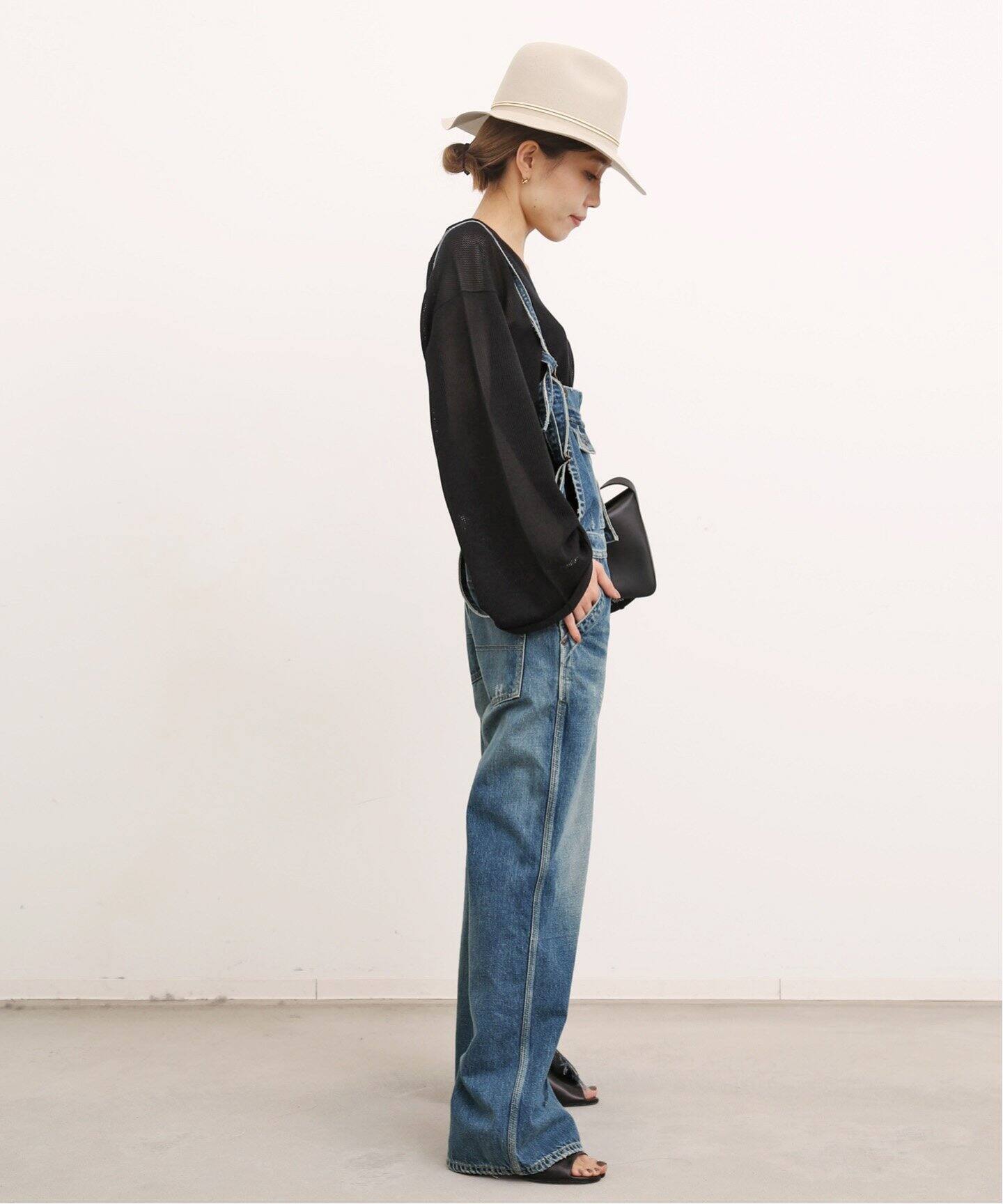 Denim OVER ALL（サロペット／オーバーオール）｜L