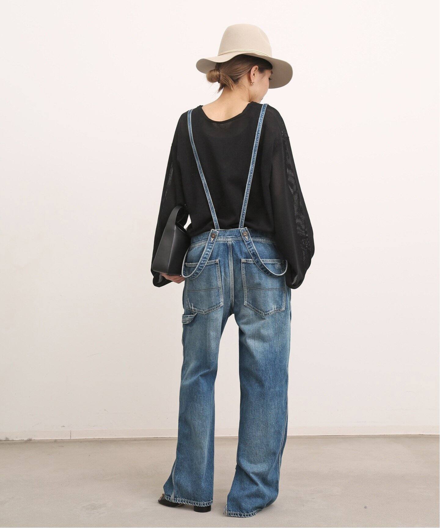 Denim OVER ALL（サロペット／オーバーオール）｜L
