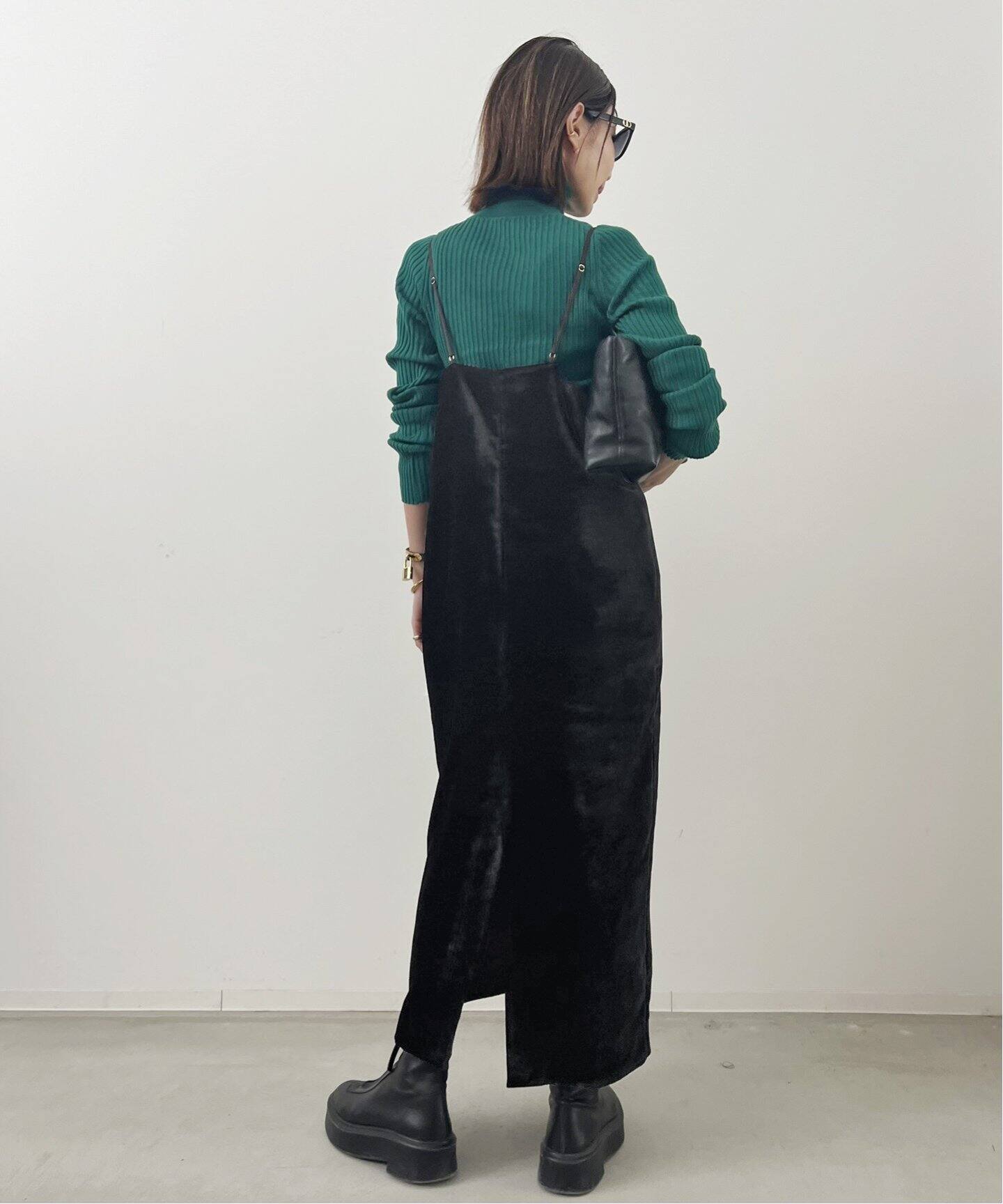 Velor Maxi Dress（ワンピース）｜L