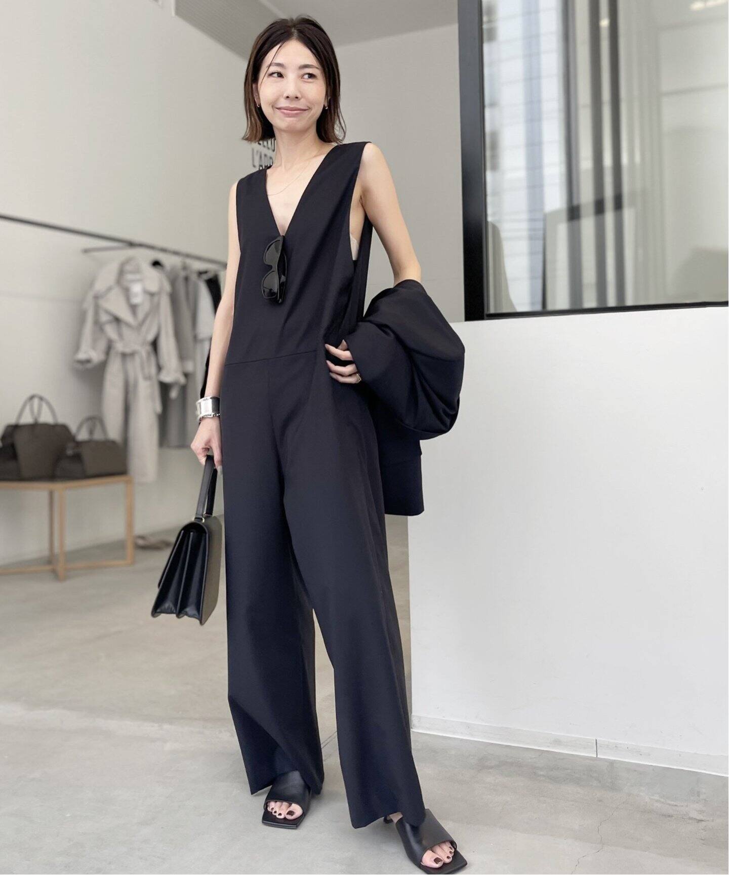 Wool×Silk All In One（つなぎ／オールインワン）｜L 