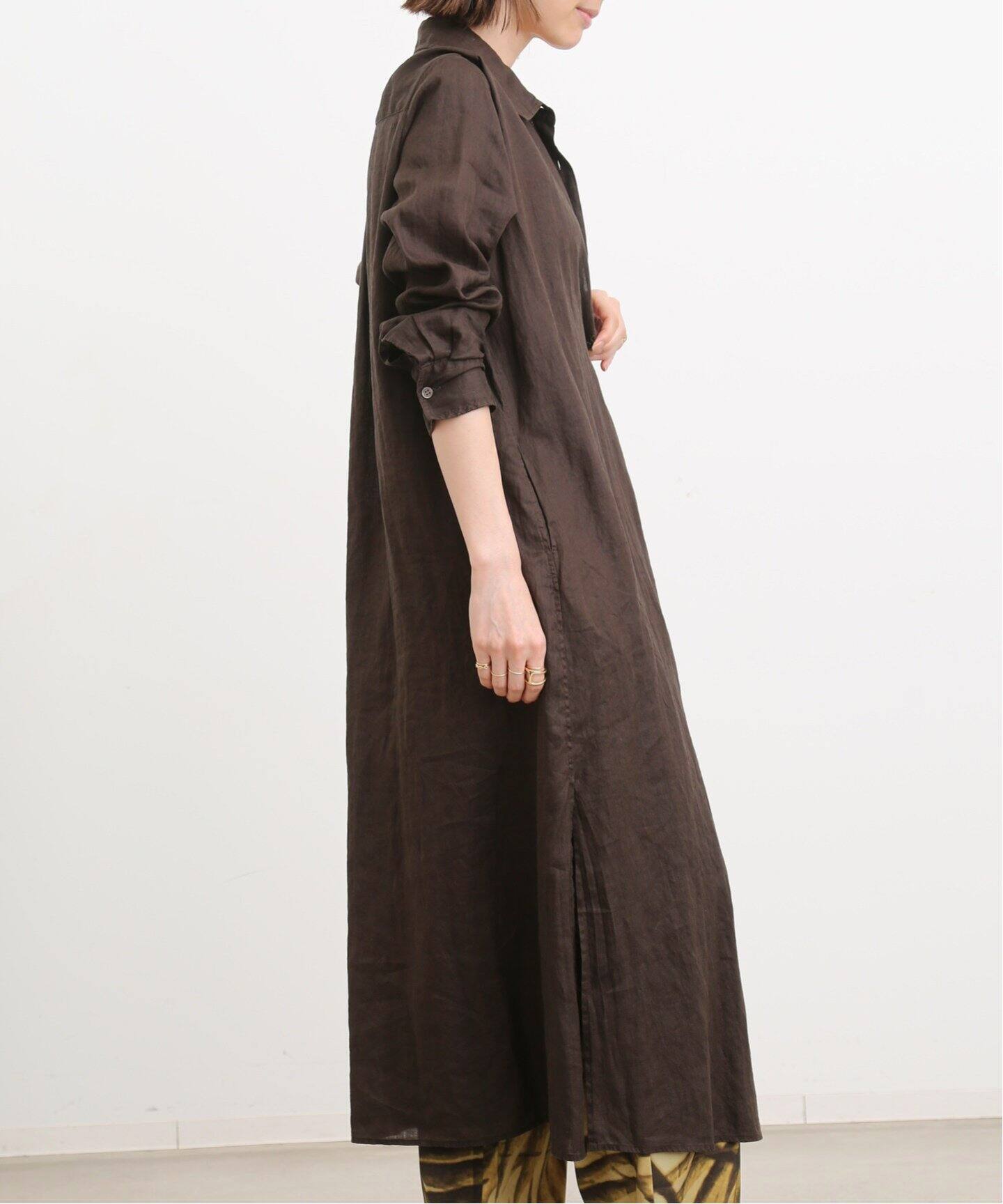 RAMIE SHIRT DRESS（ワンピース）｜L 