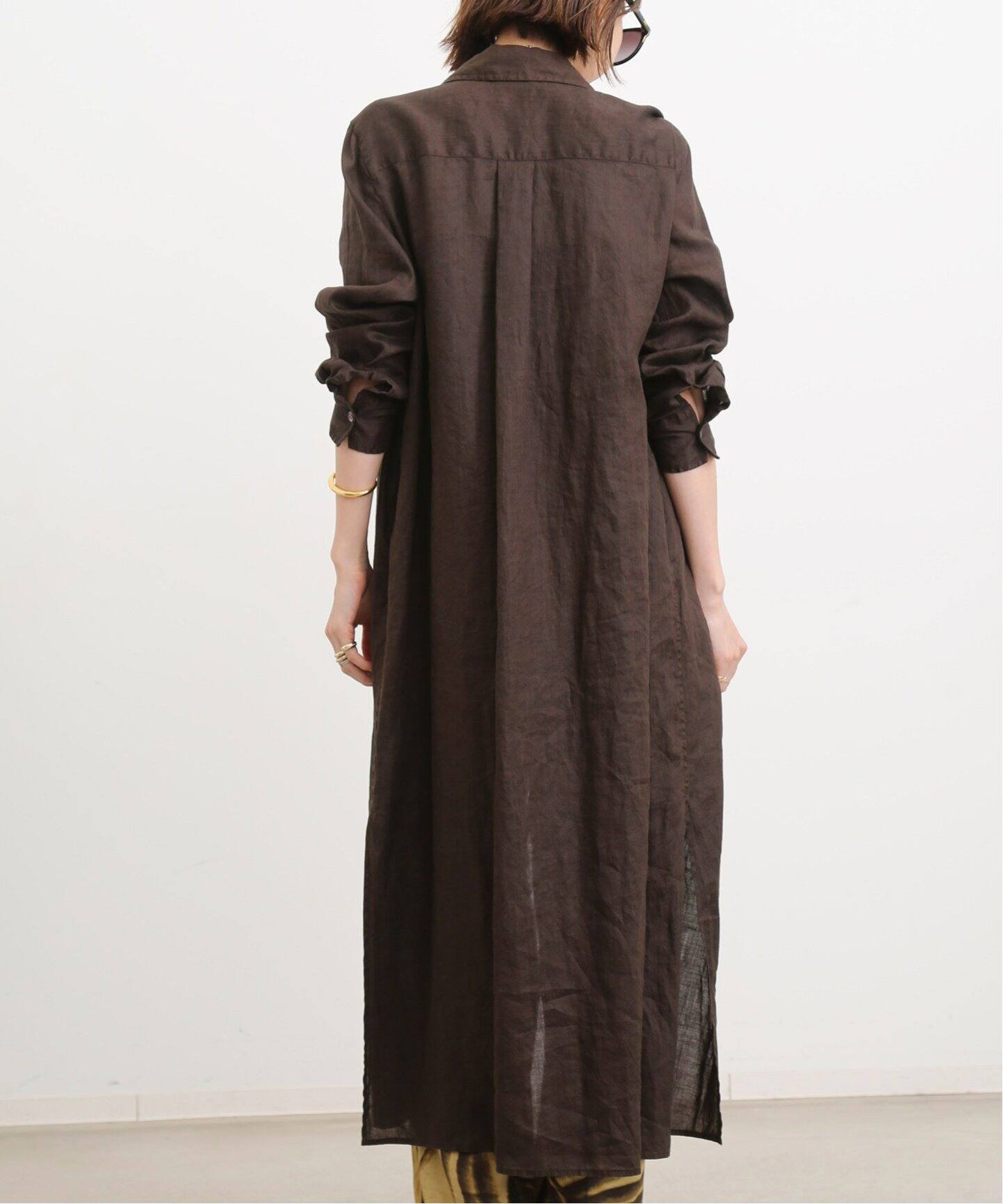 RAMIE SHIRT DRESS（ワンピース）｜L