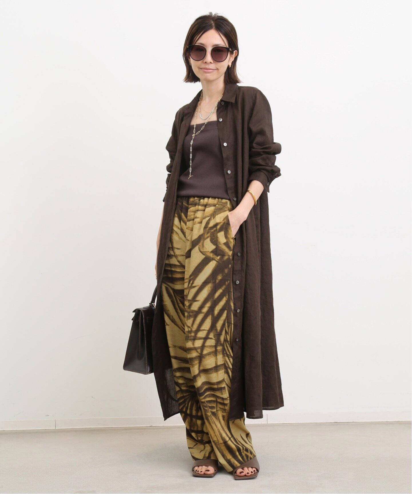 RAMIE SHIRT DRESS（ワンピース）｜L 