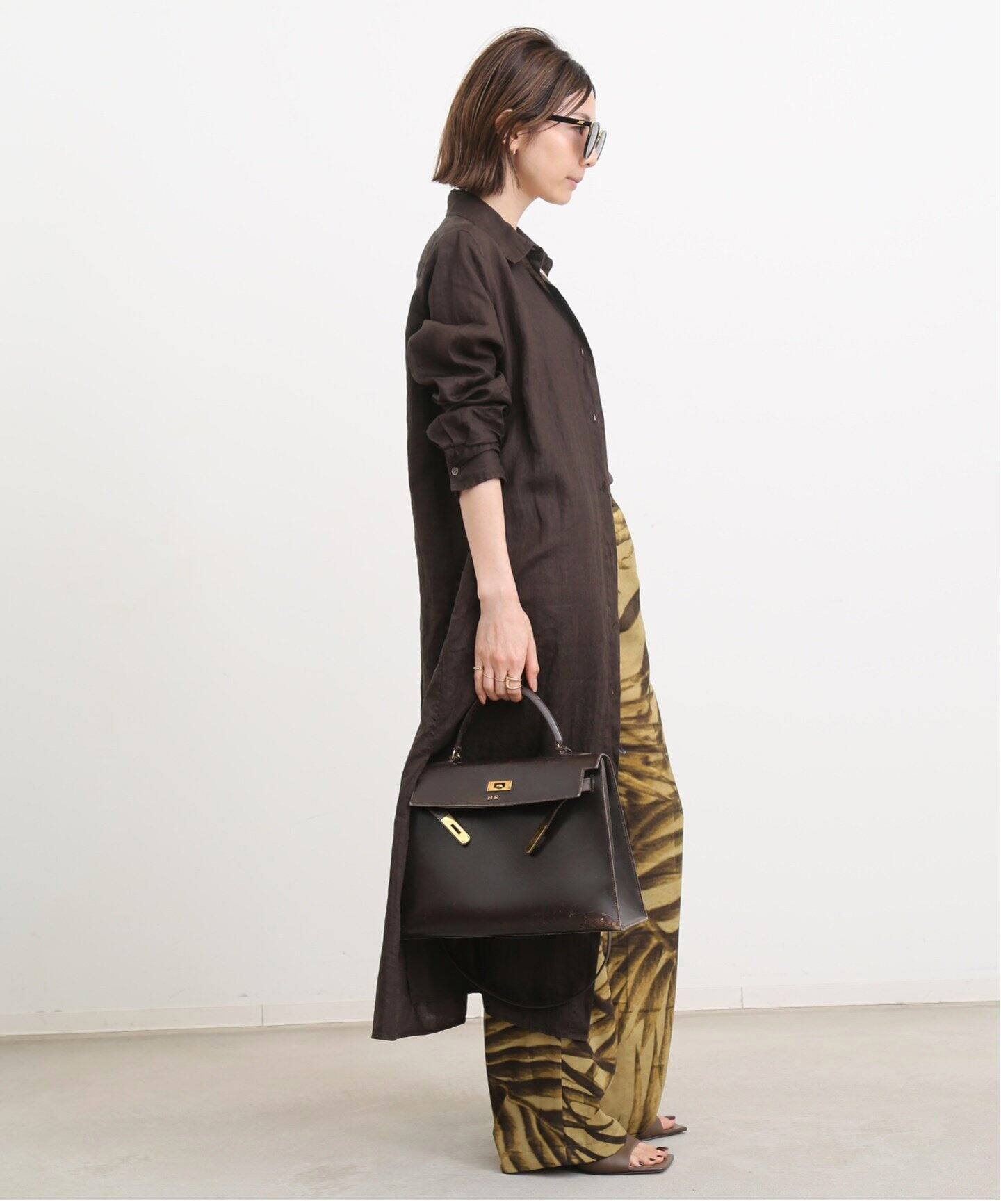 RAMIE SHIRT DRESS（ワンピース）｜L 