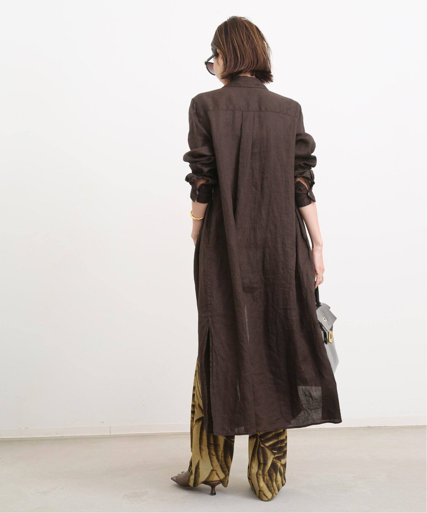 RAMIE SHIRT DRESS（ワンピース）｜L 