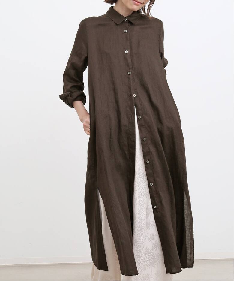 RAMIE SHIRT DRESS（ワンピース）｜L