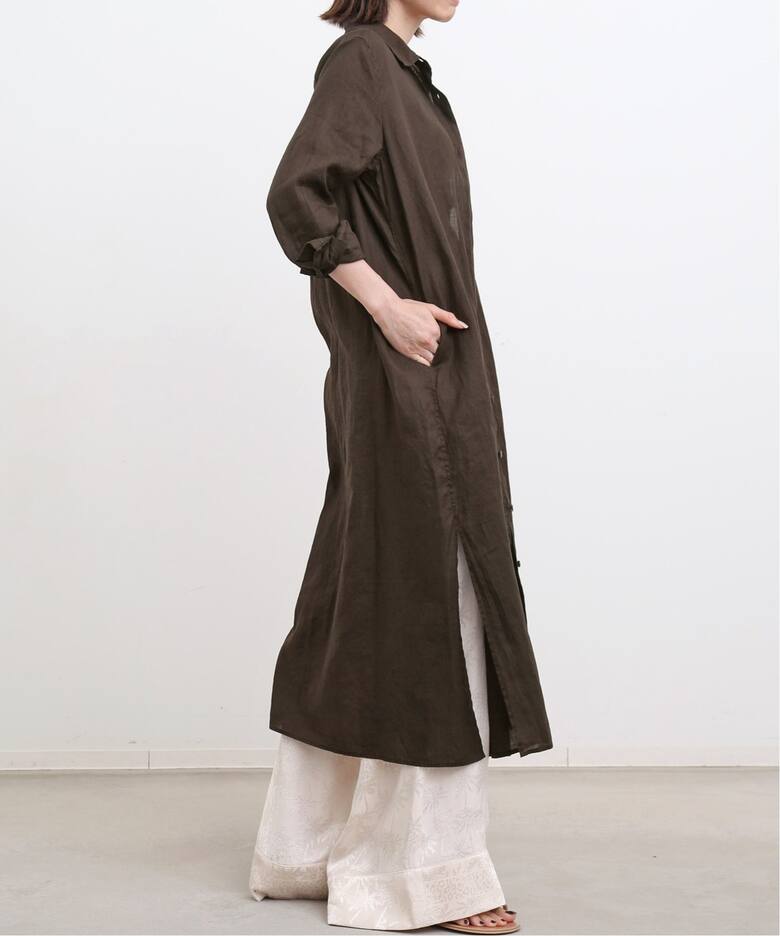 RAMIE SHIRT DRESS（ワンピース）｜L