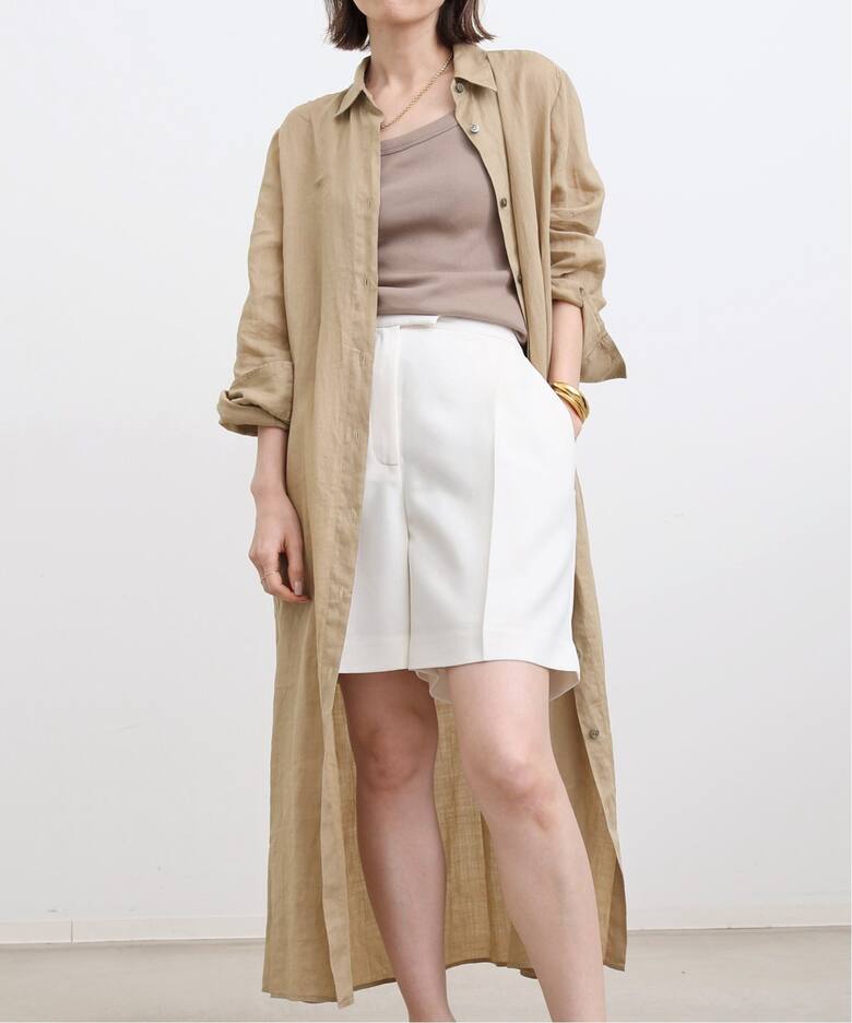 RAMIE SHIRT DRESS（ワンピース）｜L 