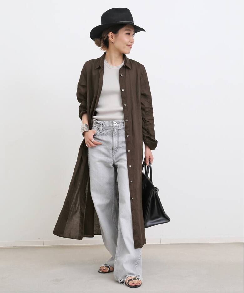 RAMIE SHIRT DRESS（ワンピース）｜L 