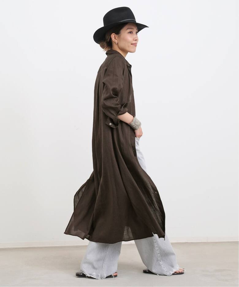 RAMIE SHIRT DRESS（ワンピース）｜L 