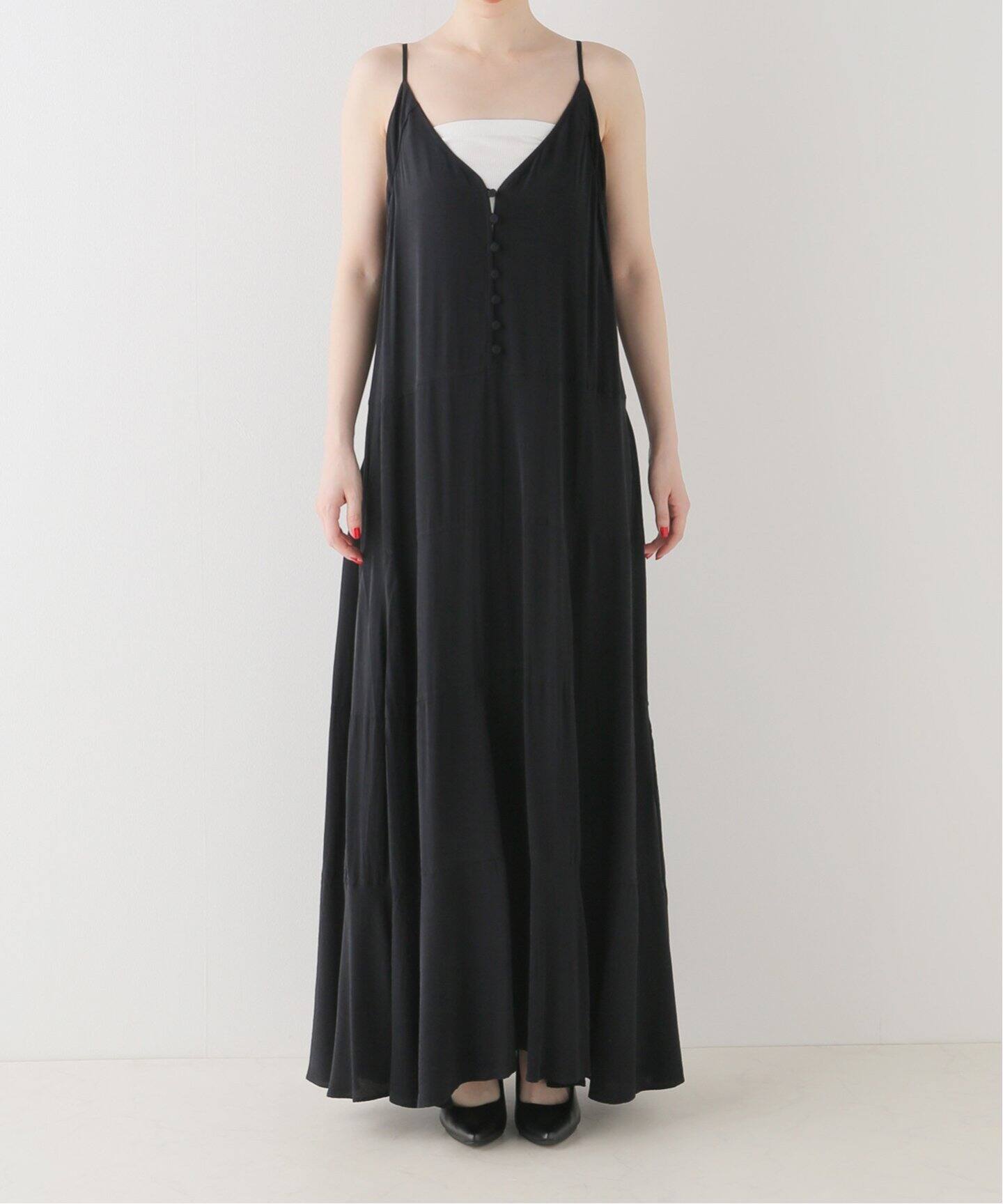 Col Pierrot /コル ピエロ】Tiered Long Dress（ワンピース）｜L  