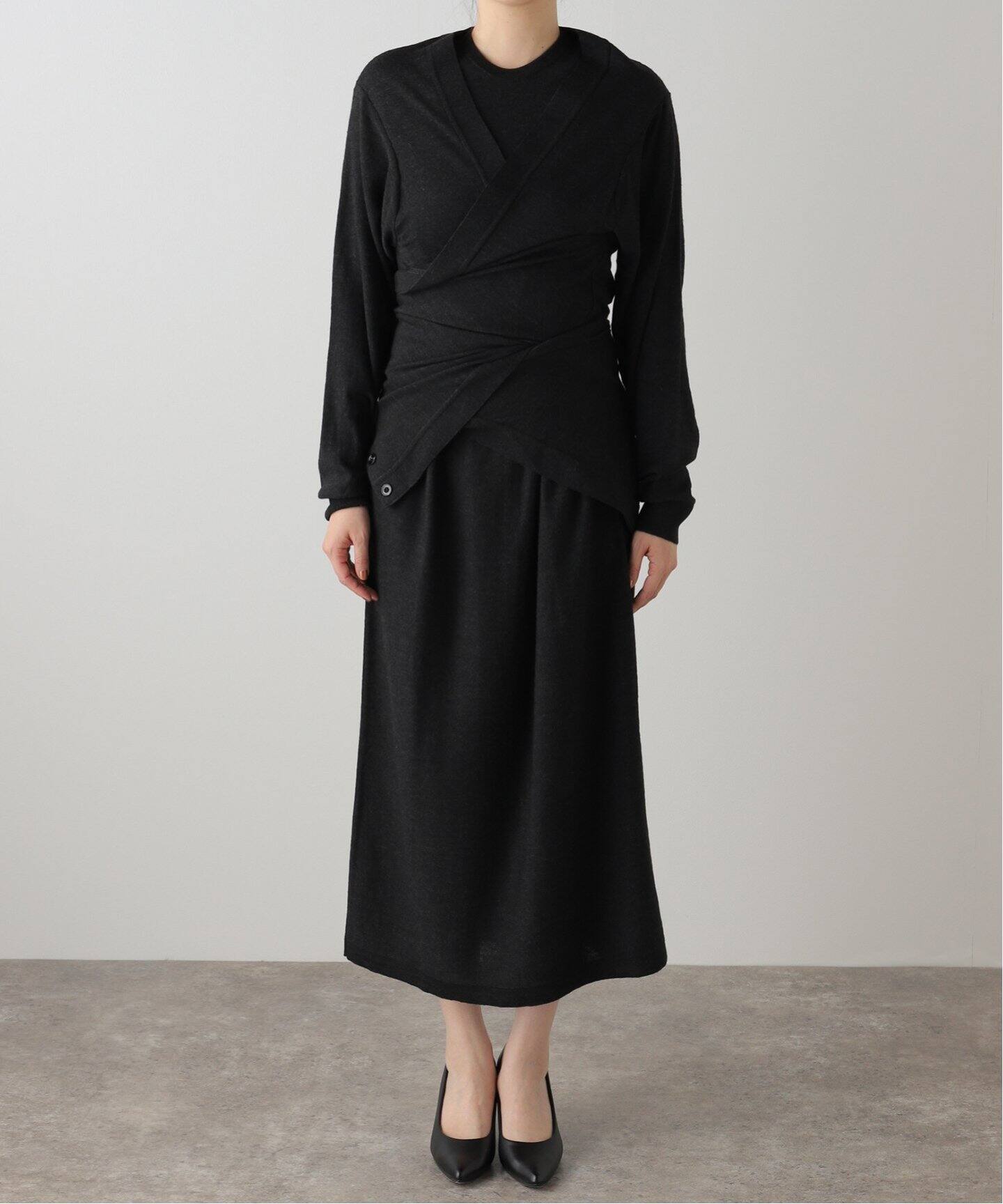 LE MAIRE/ルメール】 TWISTED TROMPE LOEIL DRESS（ニットワンピース 