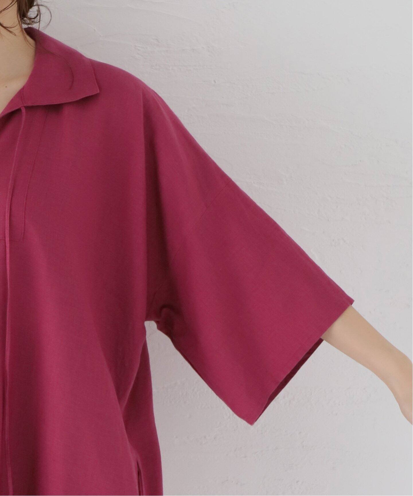 DOU BOCHI Eric Bergere】Bergere Vneck CAFTAN DRESS（ワンピース 