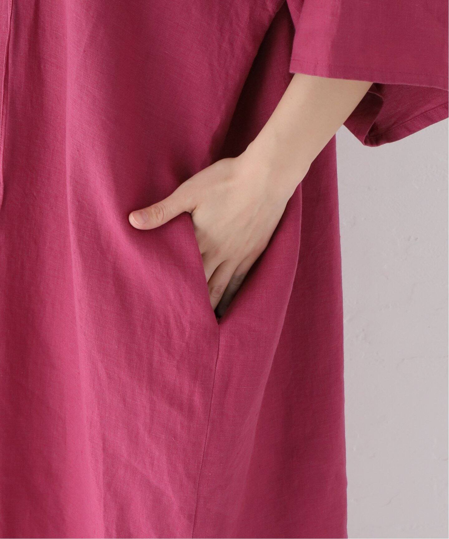 DOU BOCHI Eric Bergere】Bergere Vneck CAFTAN DRESS（ワンピース 