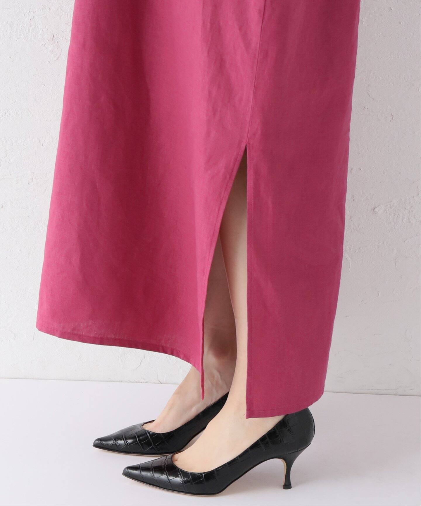 DOU BOCHI Eric Bergere】Bergere Vneck CAFTAN DRESS（ワンピース 