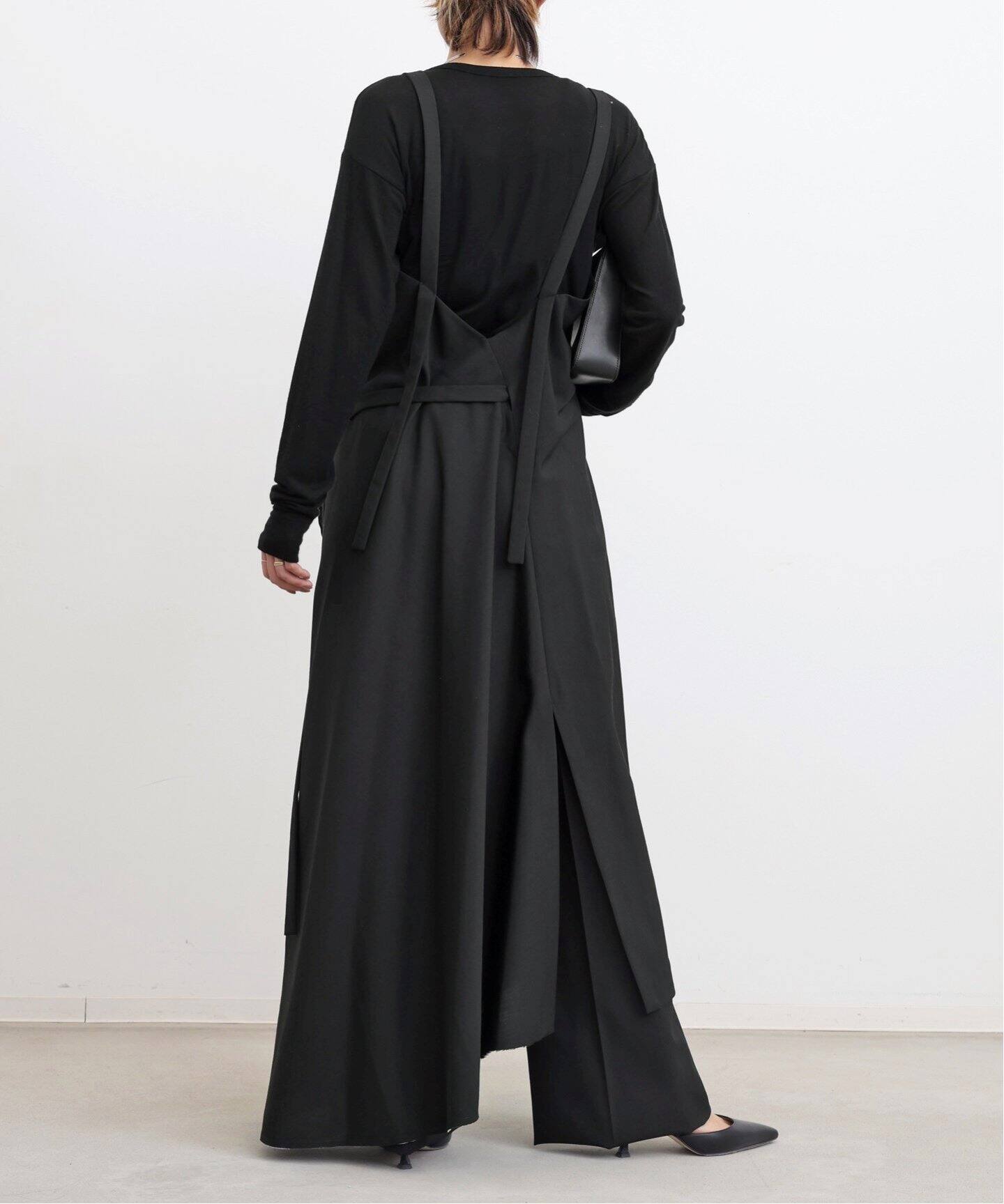 QUIRA/クイラ】 WRAP SLIP DRESS（ワンピース）｜L 