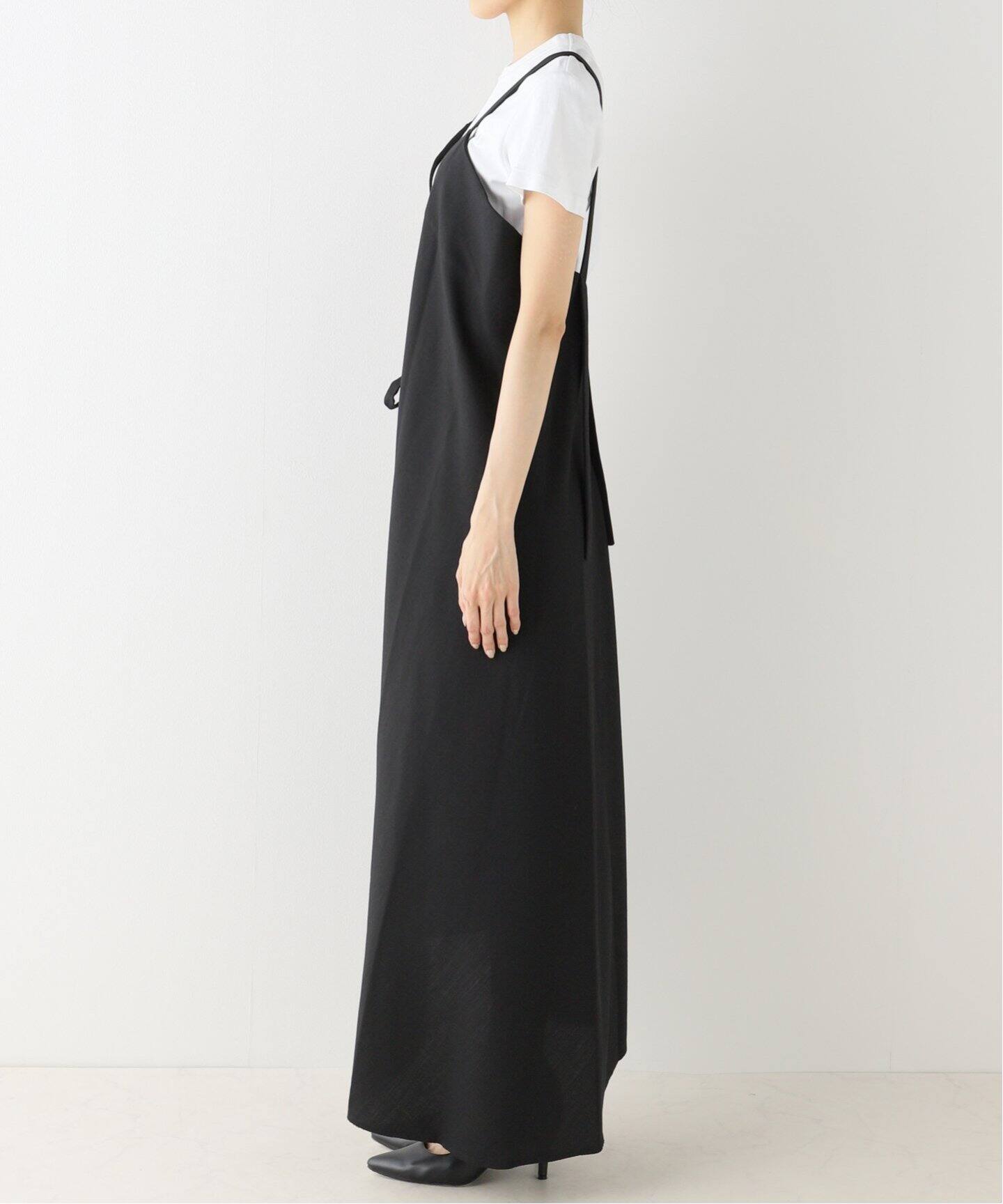 QUIRA/クイラ】 WRAP SLIP DRESS（ワンピース）｜L 