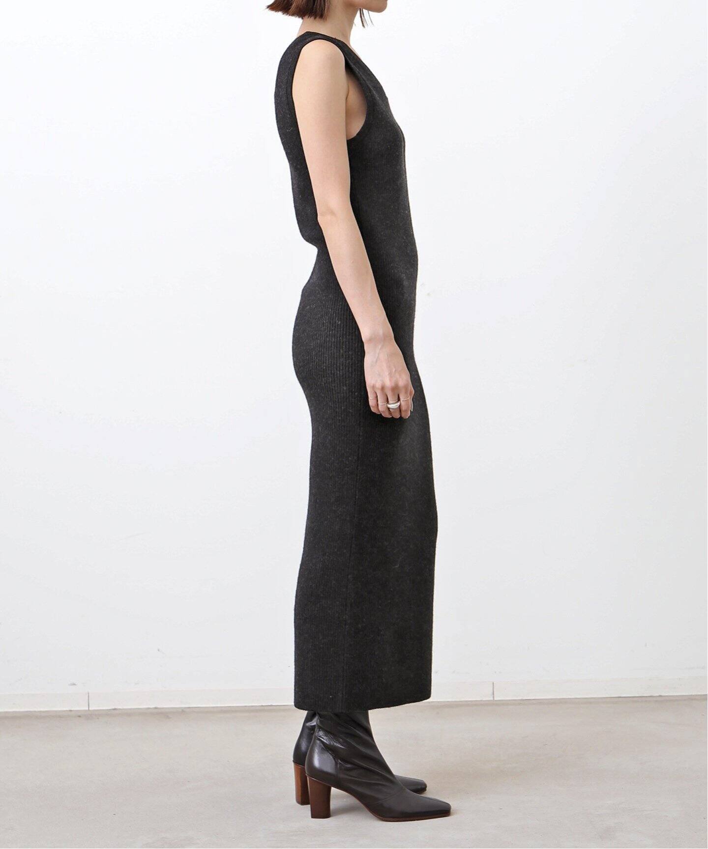 LAUREN MANOOGIAN/ローレンマヌージアン】 RIB TANK DRESS（ワンピース  