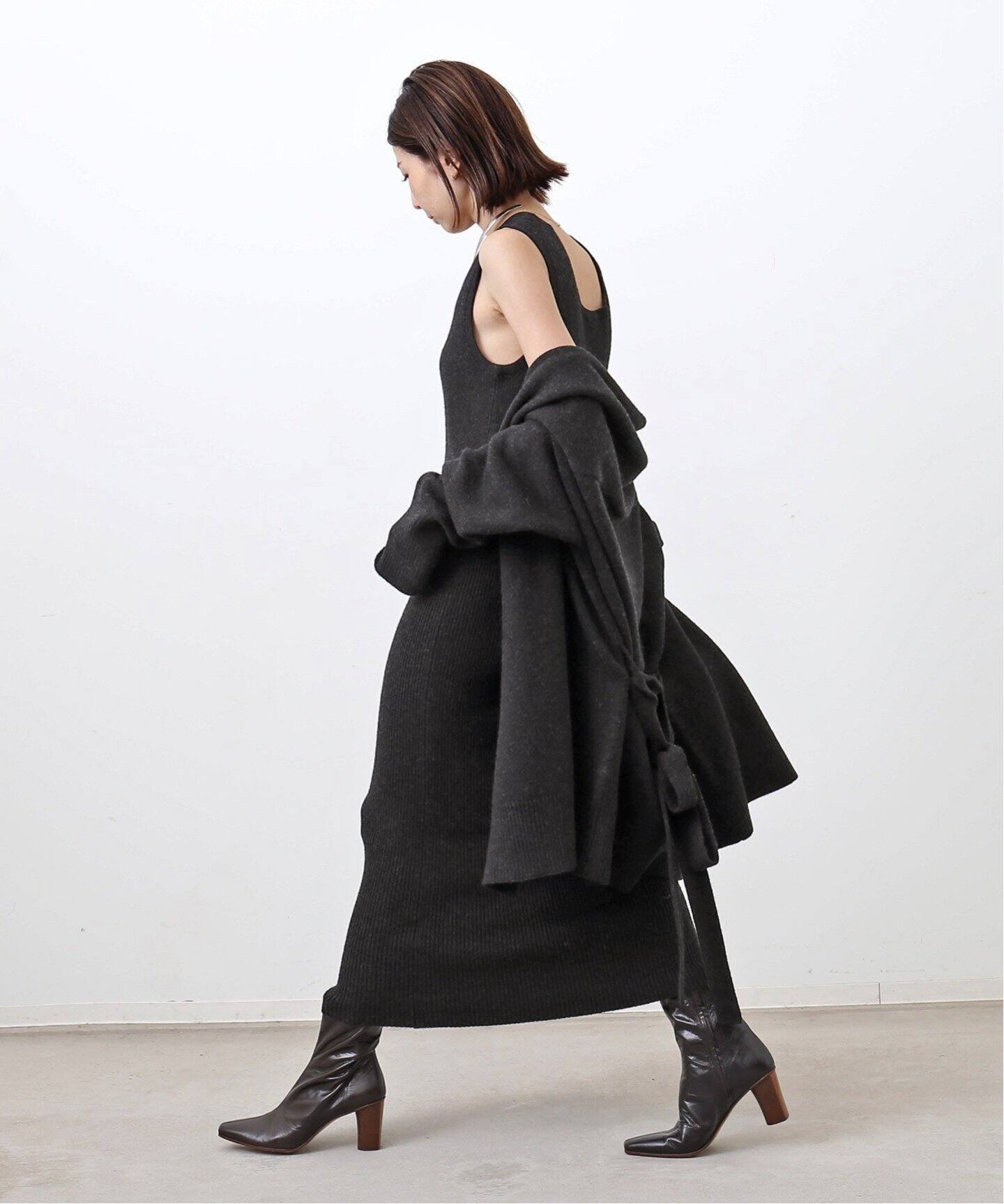 LAUREN MANOOGIAN/ローレンマヌージアン】 RIB TANK DRESS（ワンピース  