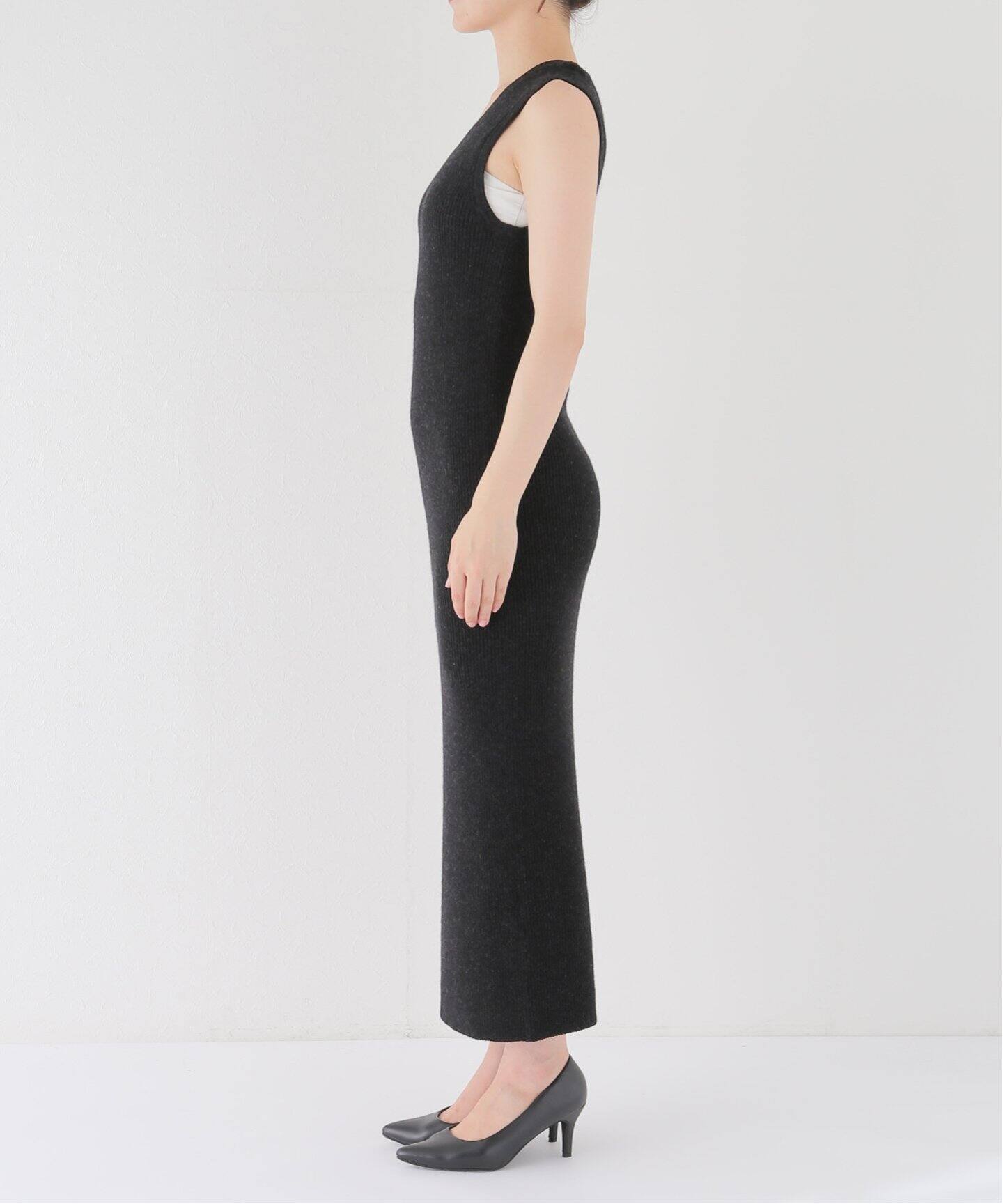 LAUREN MANOOGIAN/ローレンマヌージアン】 RIB TANK DRESS（ワンピース 
