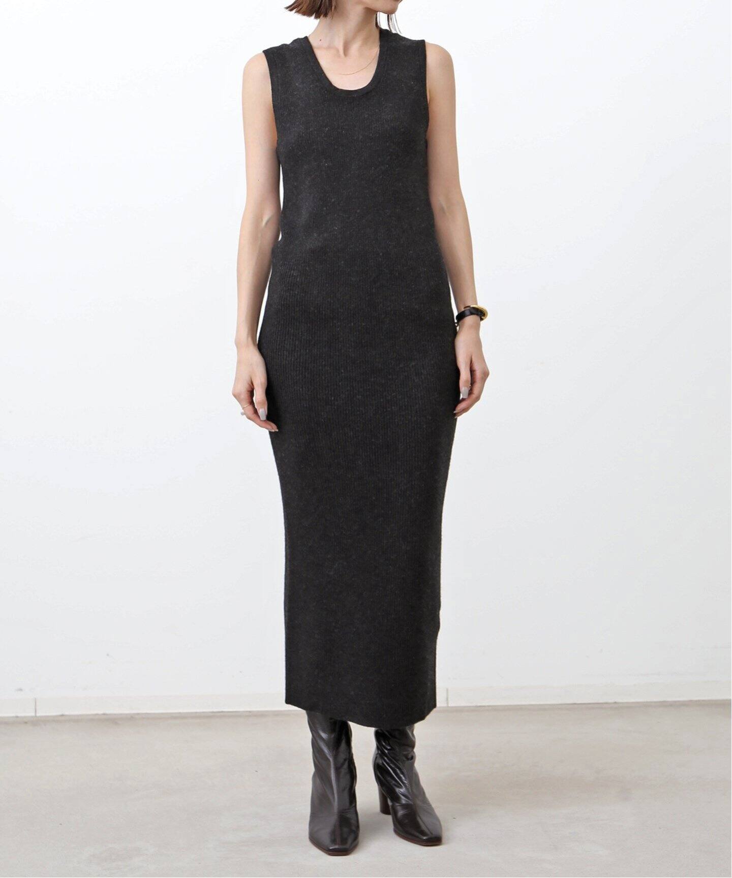 LAUREN MANOOGIAN/ローレンマヌージアン】 RIB TANK DRESS（ワンピース  