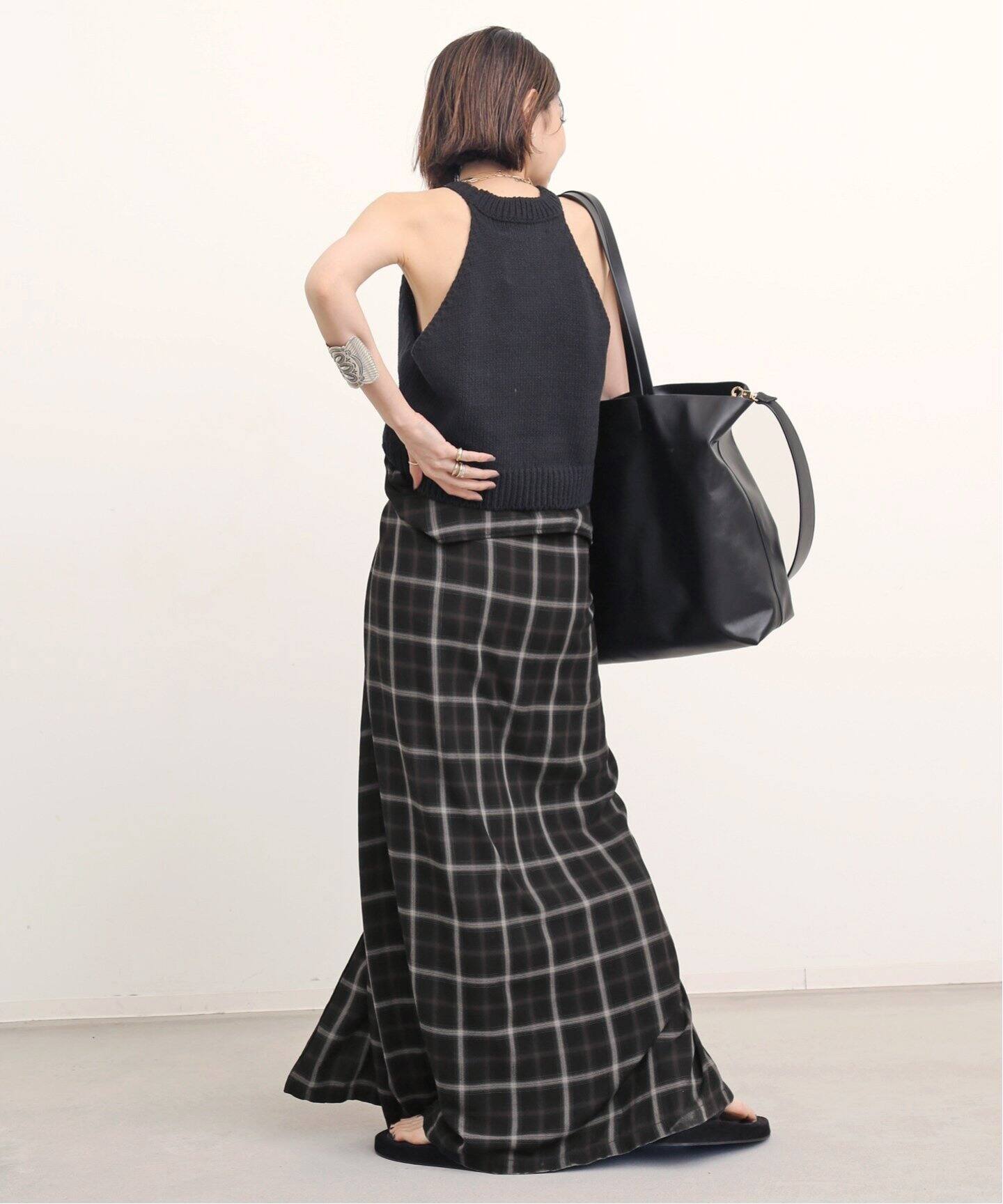 REMI RELIEF/レミレリーフ】 CHECK SHIRT DRESS（シャツワンピース  