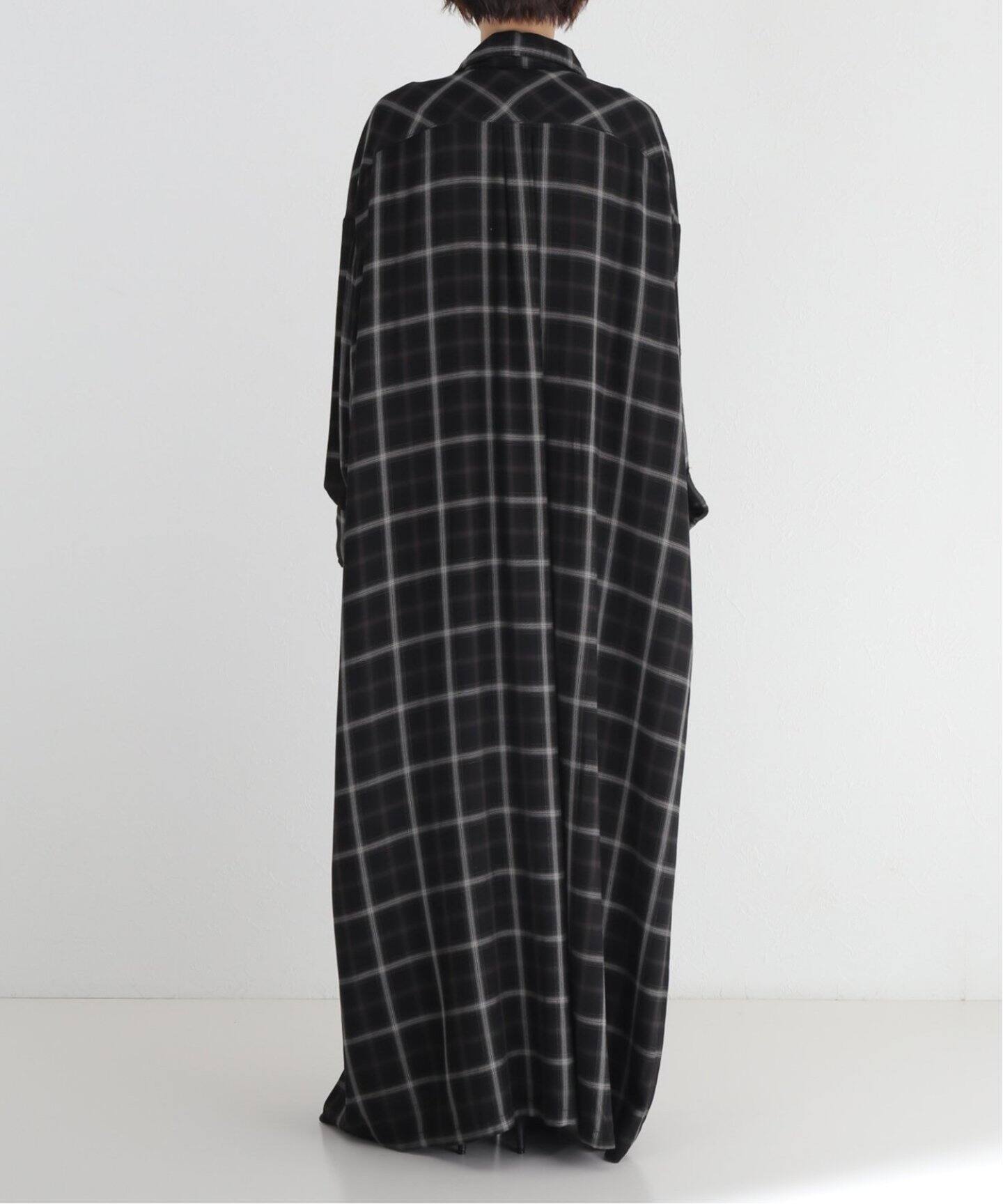 REMI RELIEF/レミレリーフ】 CHECK SHIRT DRESS（シャツワンピース  