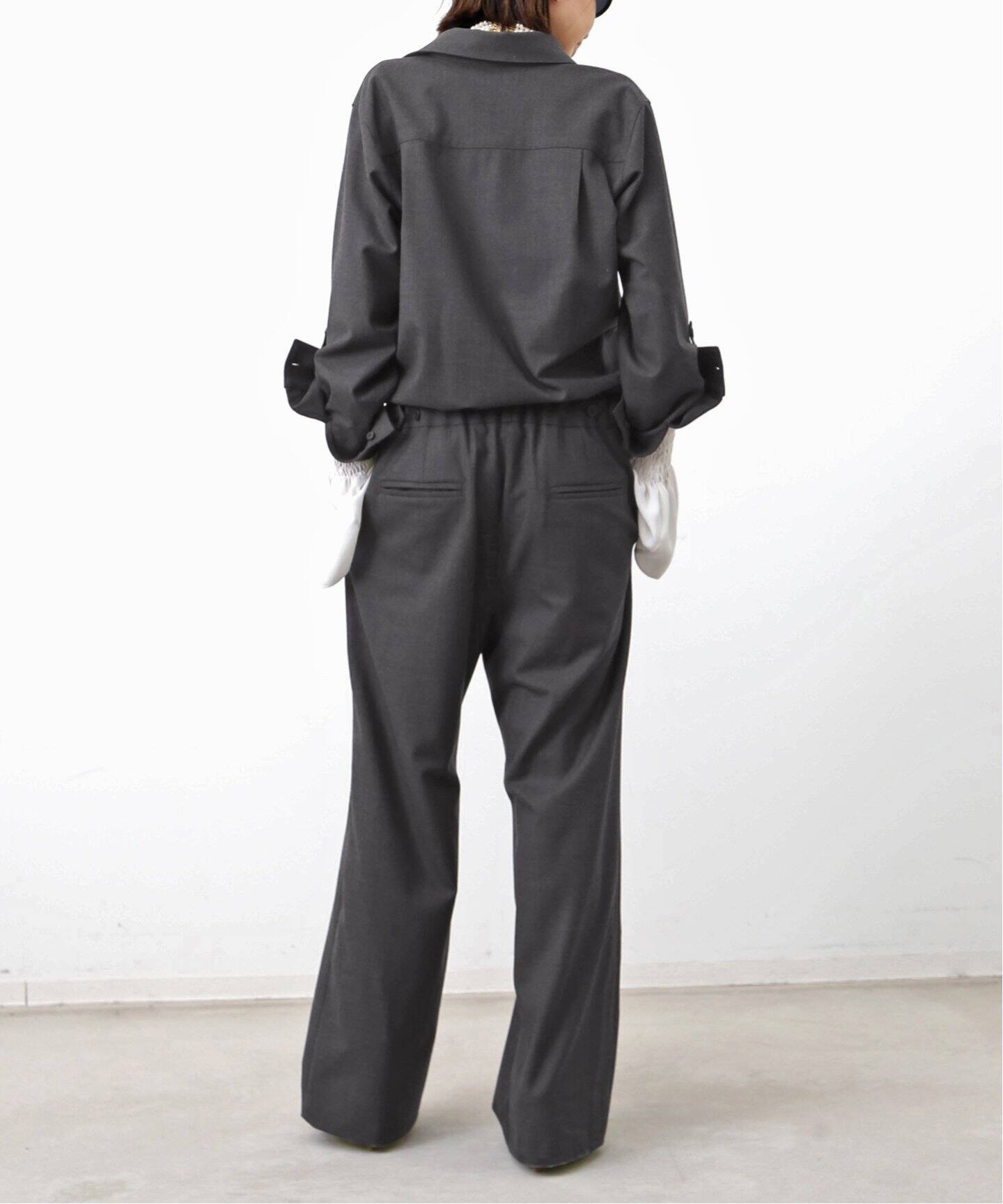 GOOD GRIEF!/グッドグリーフ】 WOOL-BLEND JUMP SUIT（つなぎ  