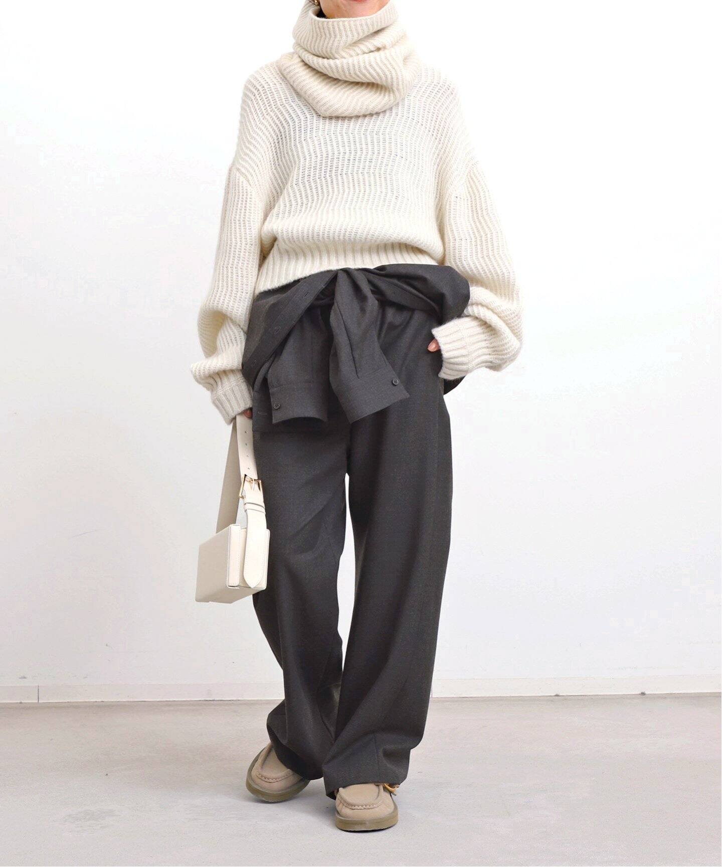 GOOD GRIEF!/グッドグリーフ】 WOOL-BLEND JUMP SUIT（つなぎ 