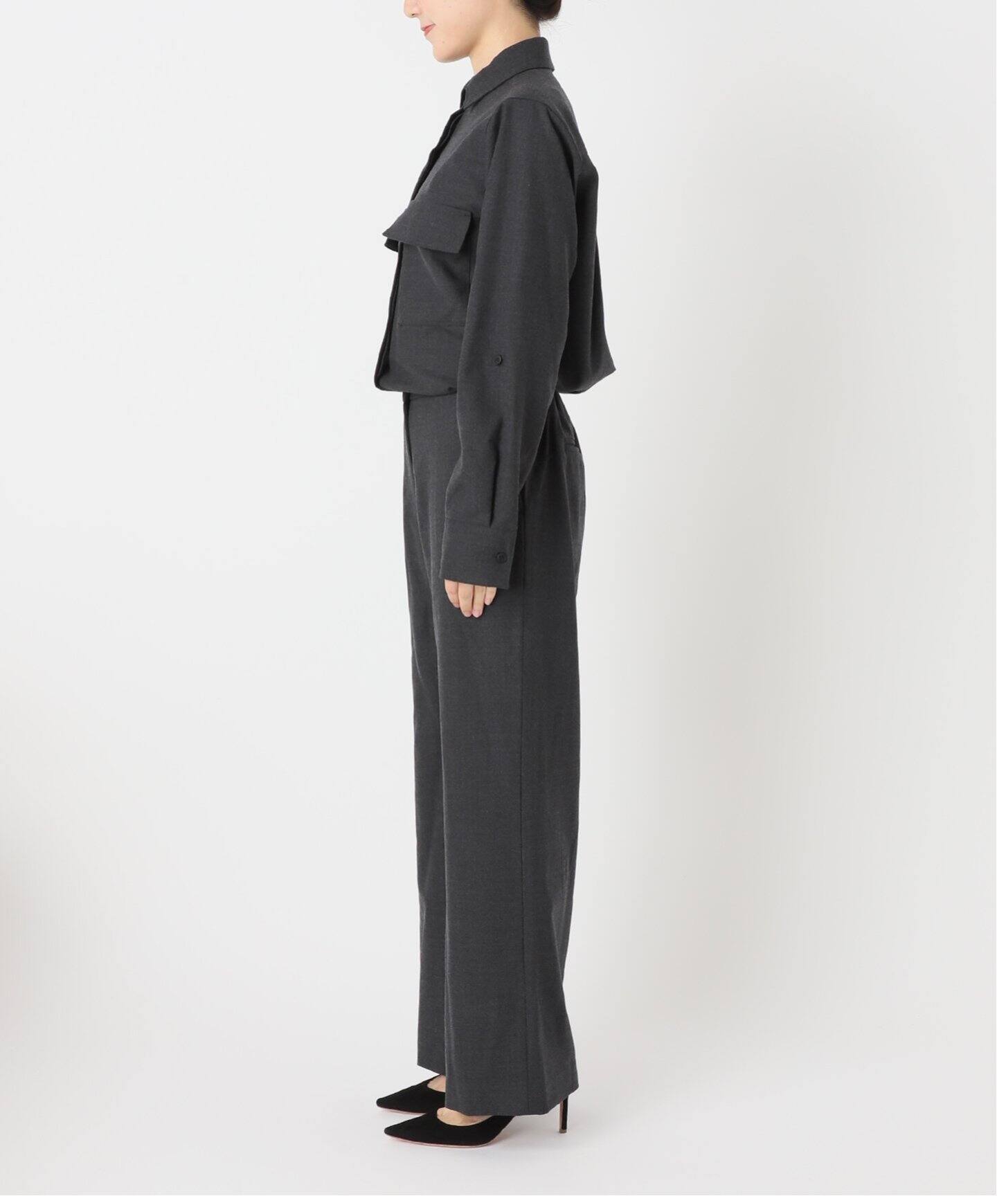 GOOD GRIEF!/グッドグリーフ】 WOOL-BLEND JUMP SUIT（つなぎ 