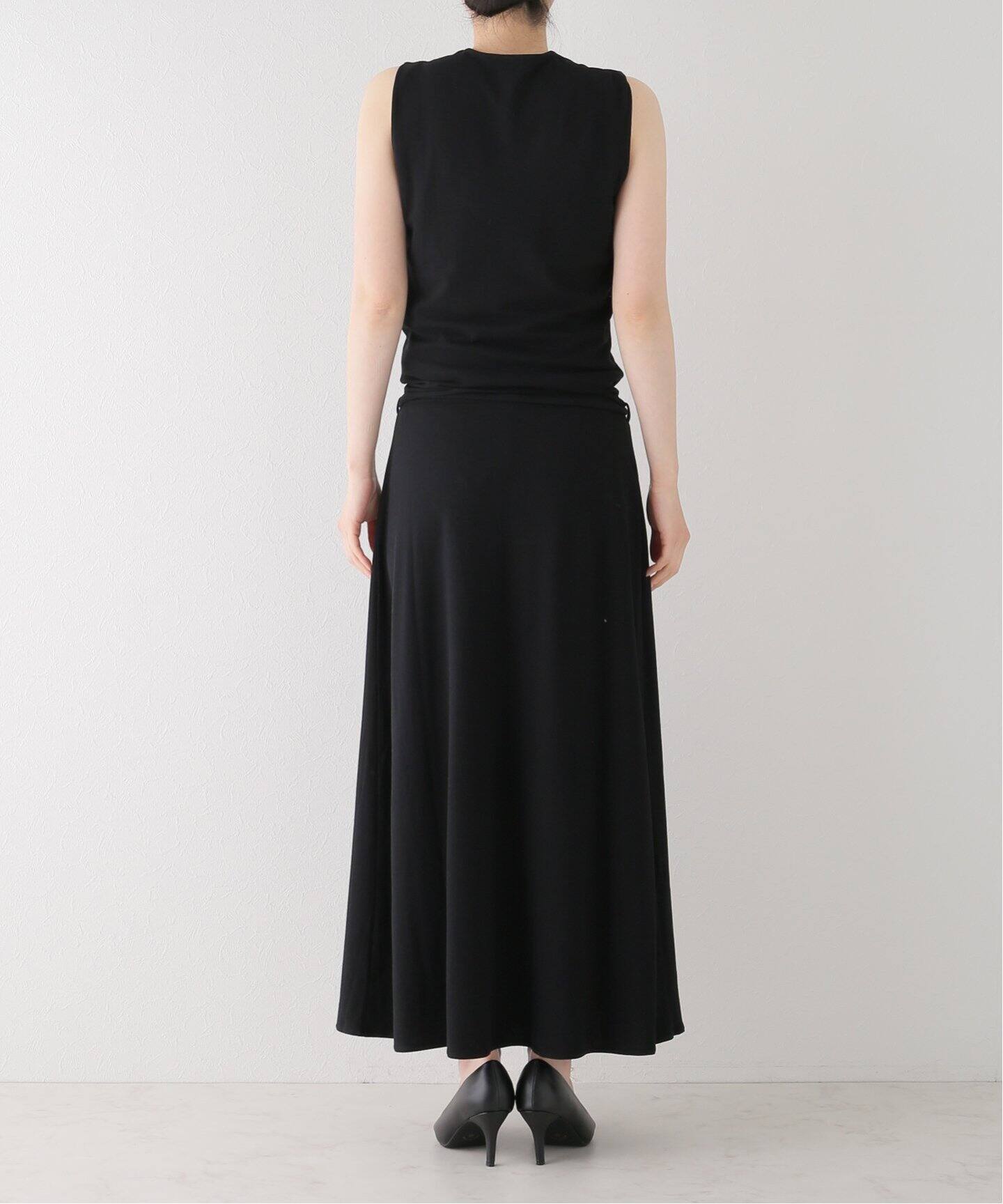 LEMAIRE/ルメール】BELTED CREPE SLEEVELESS DRESS（ワンピース 