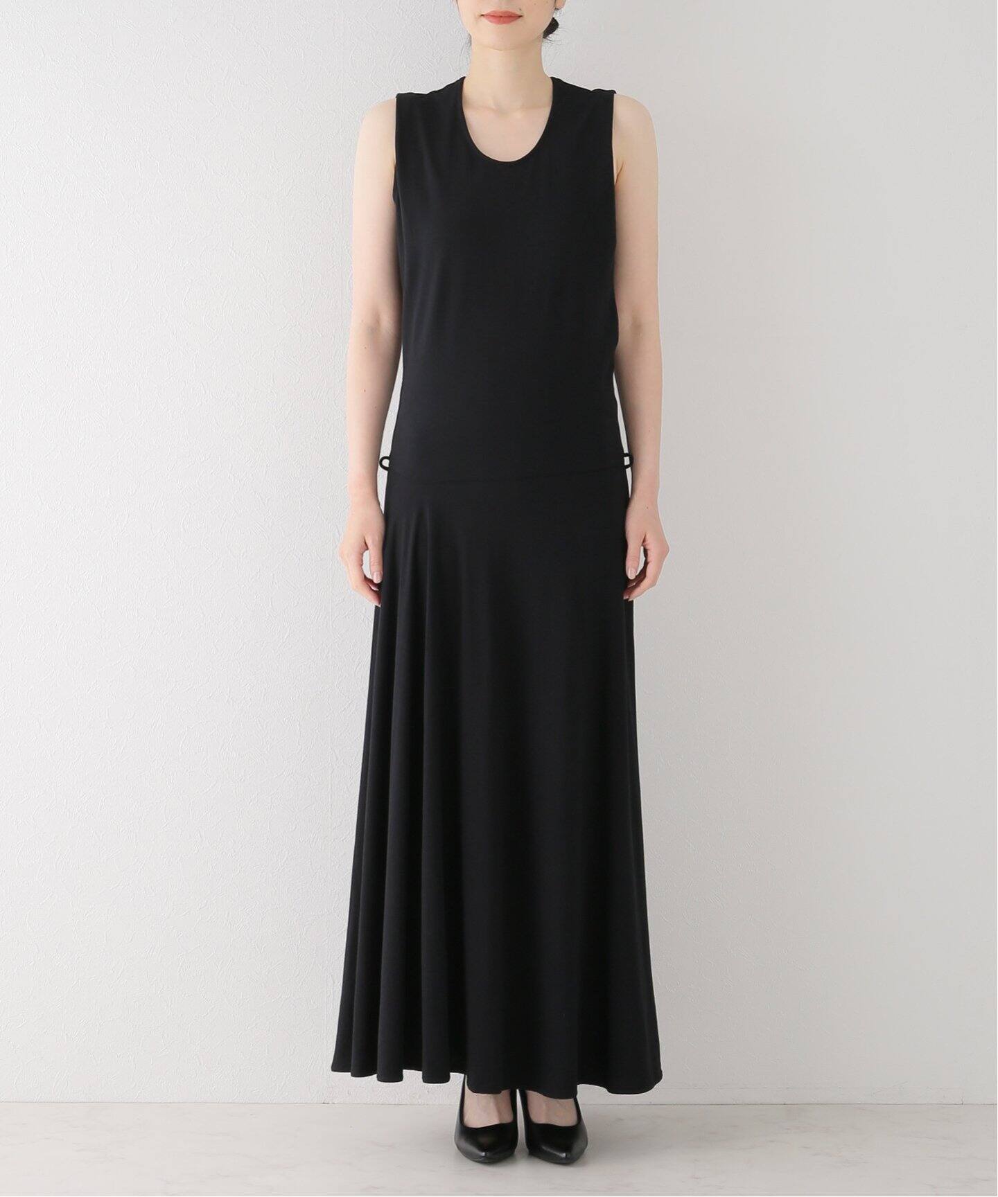 LEMAIRE/ルメール】BELTED CREPE SLEEVELESS DRESS（ワンピース）｜L  
