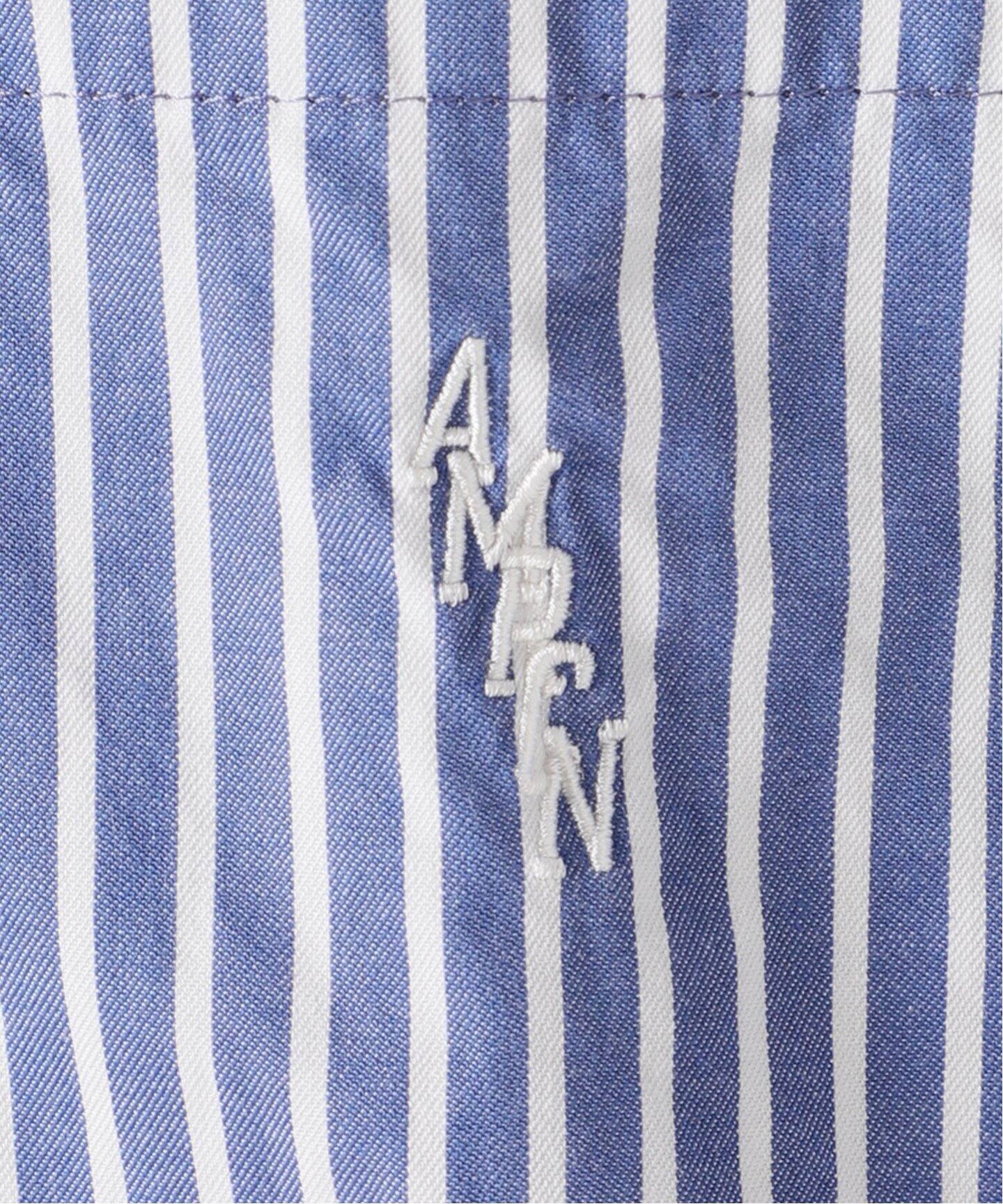 Americana/アメリカーナ】STRIPE SHIRT Onepiece（ワンピース）｜L 