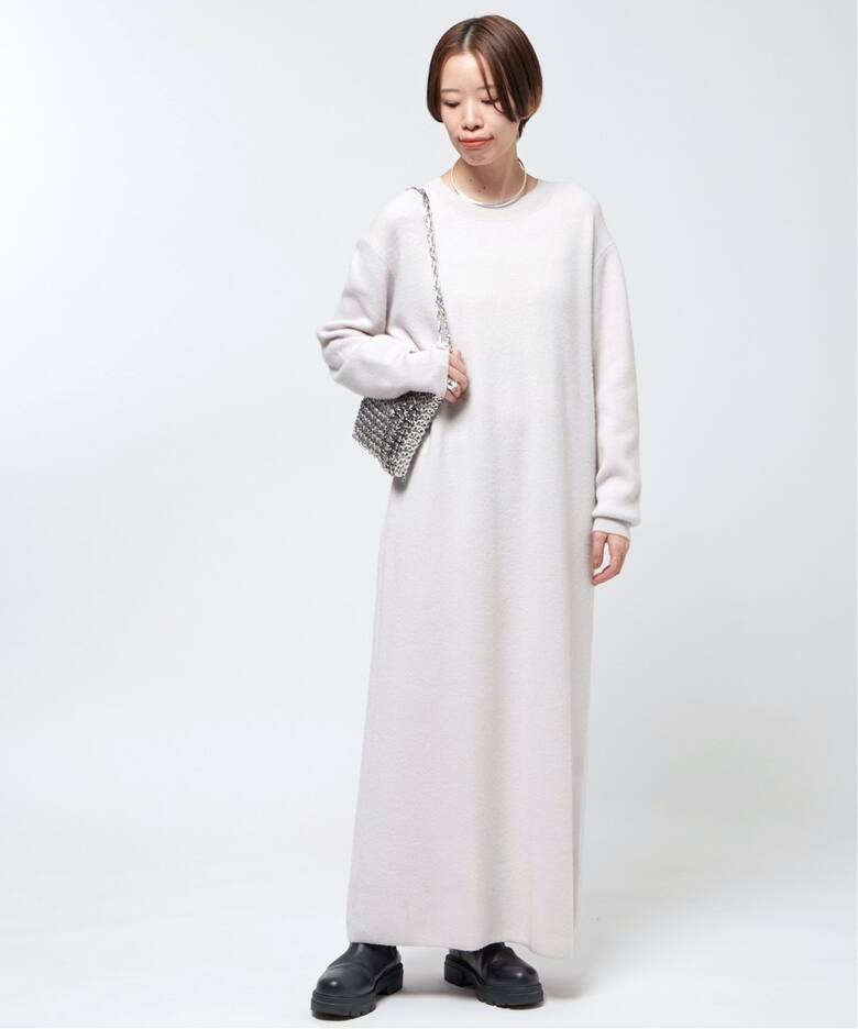 Crew neck Knit Onepiece（ワンピース）｜AP STUDIO（エーピー 