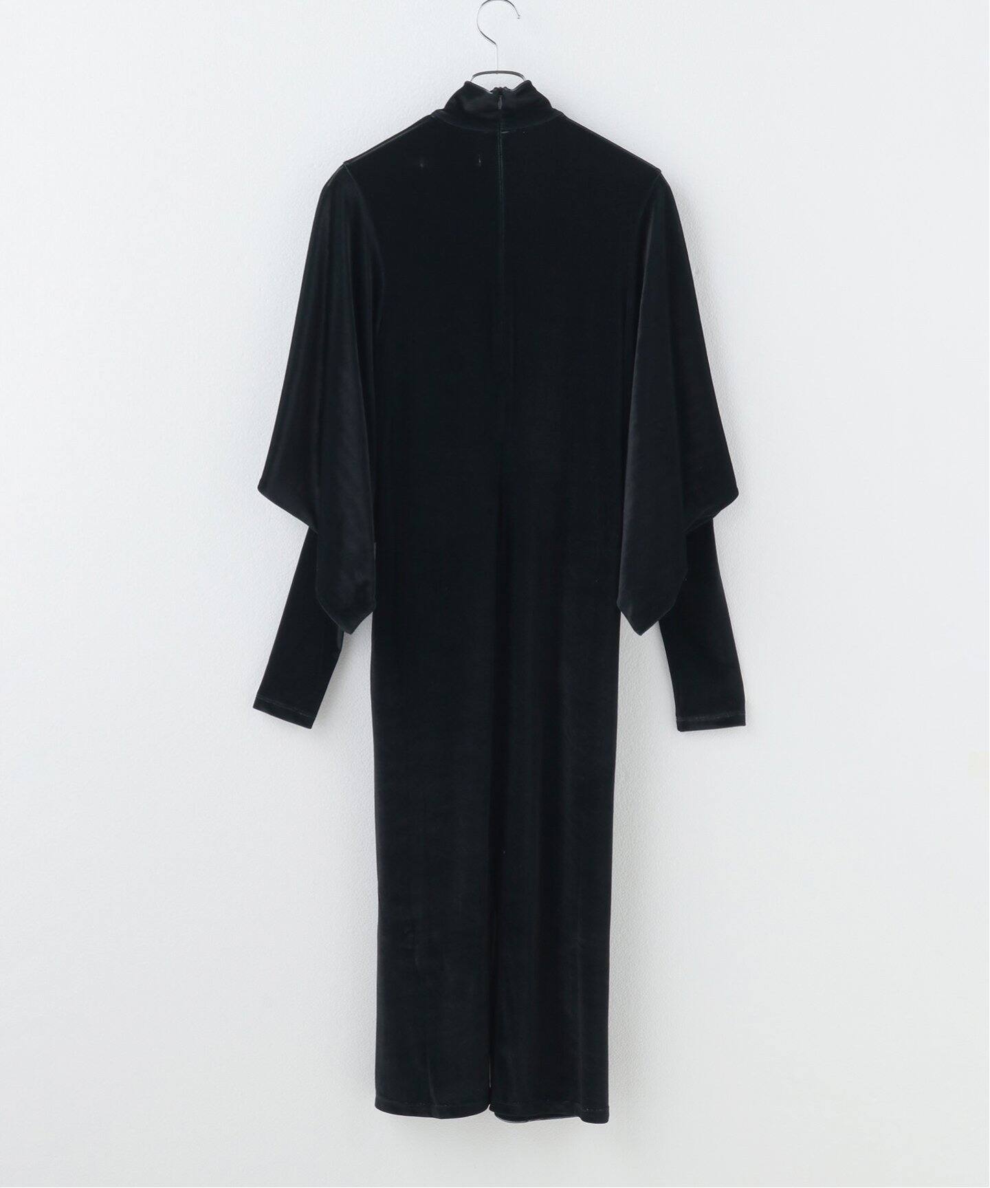 YOHEI OHNO / ヨウヘイオオノ】 band tee velour dress（ワンピース 