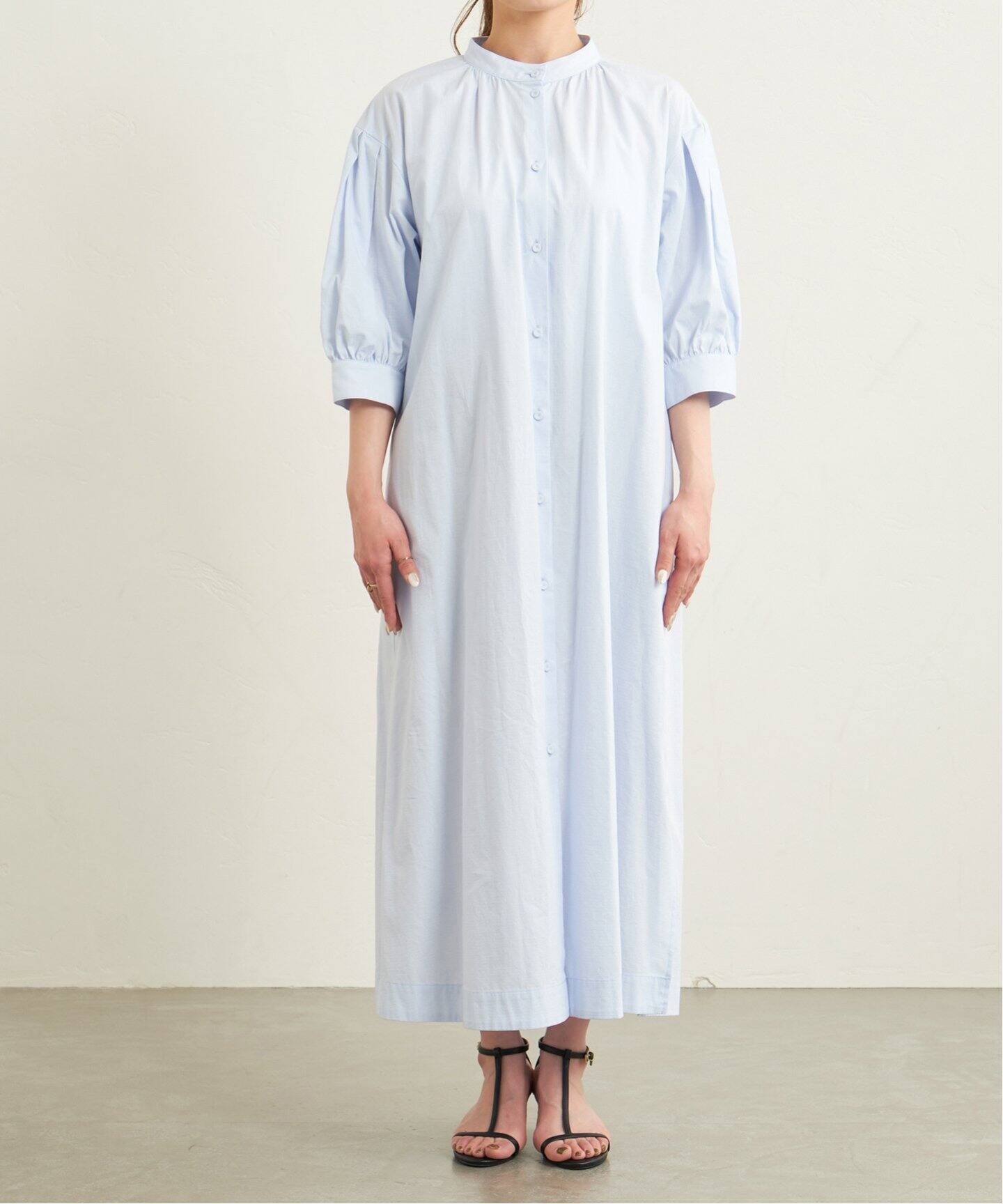 タックスリーブシャツワンピース（シャツワンピース）｜B.C STOCK  