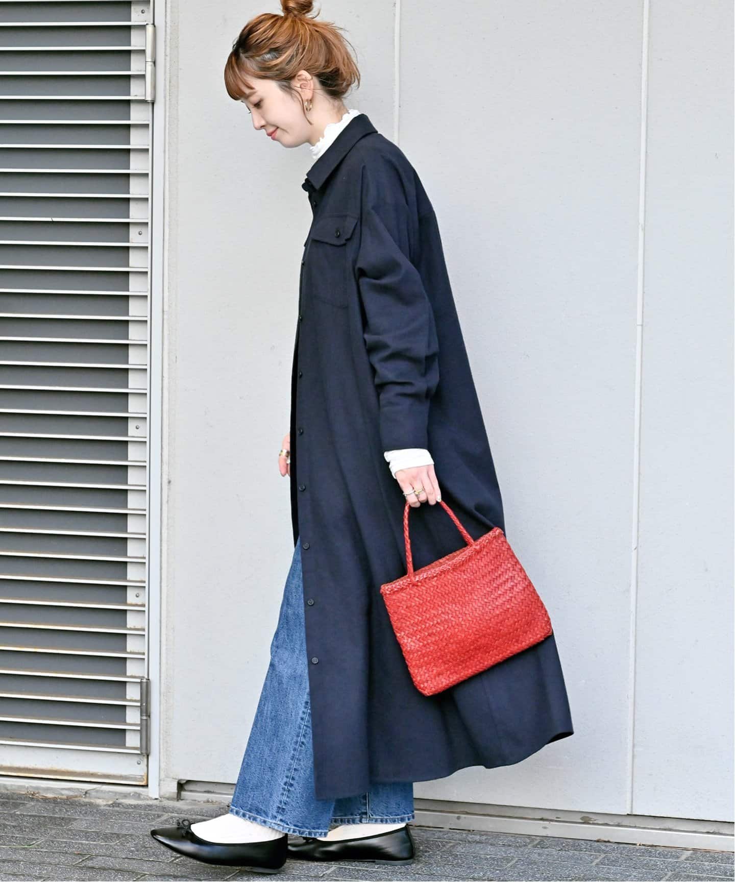B.C STOCK（ベーセーストック）の「スキッパーロングシャツ