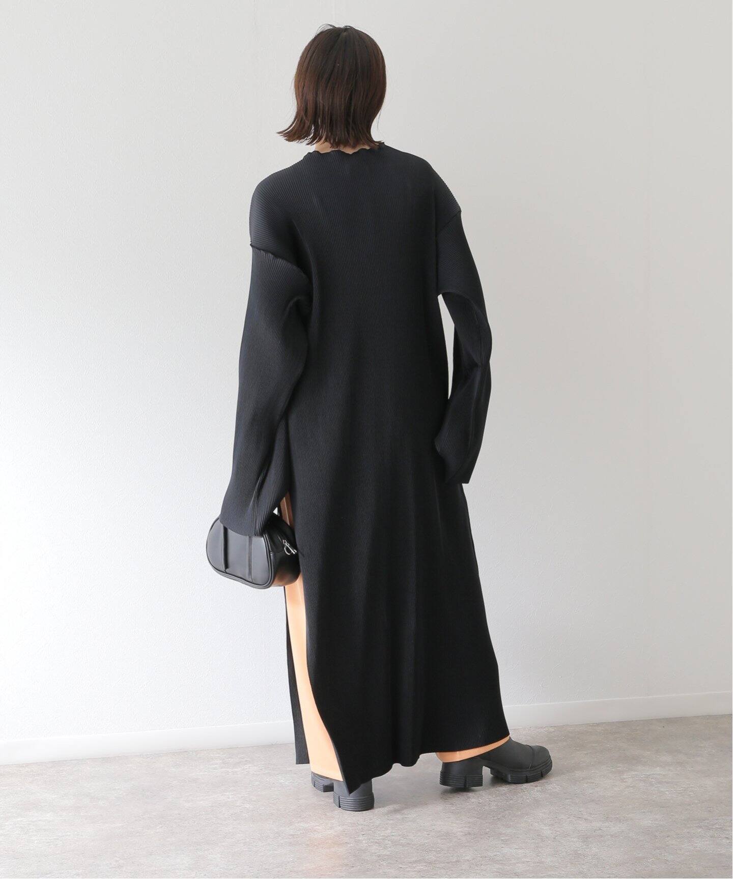 todo kotohayokozawa】wave long sleeve big dress（ワンピース 
